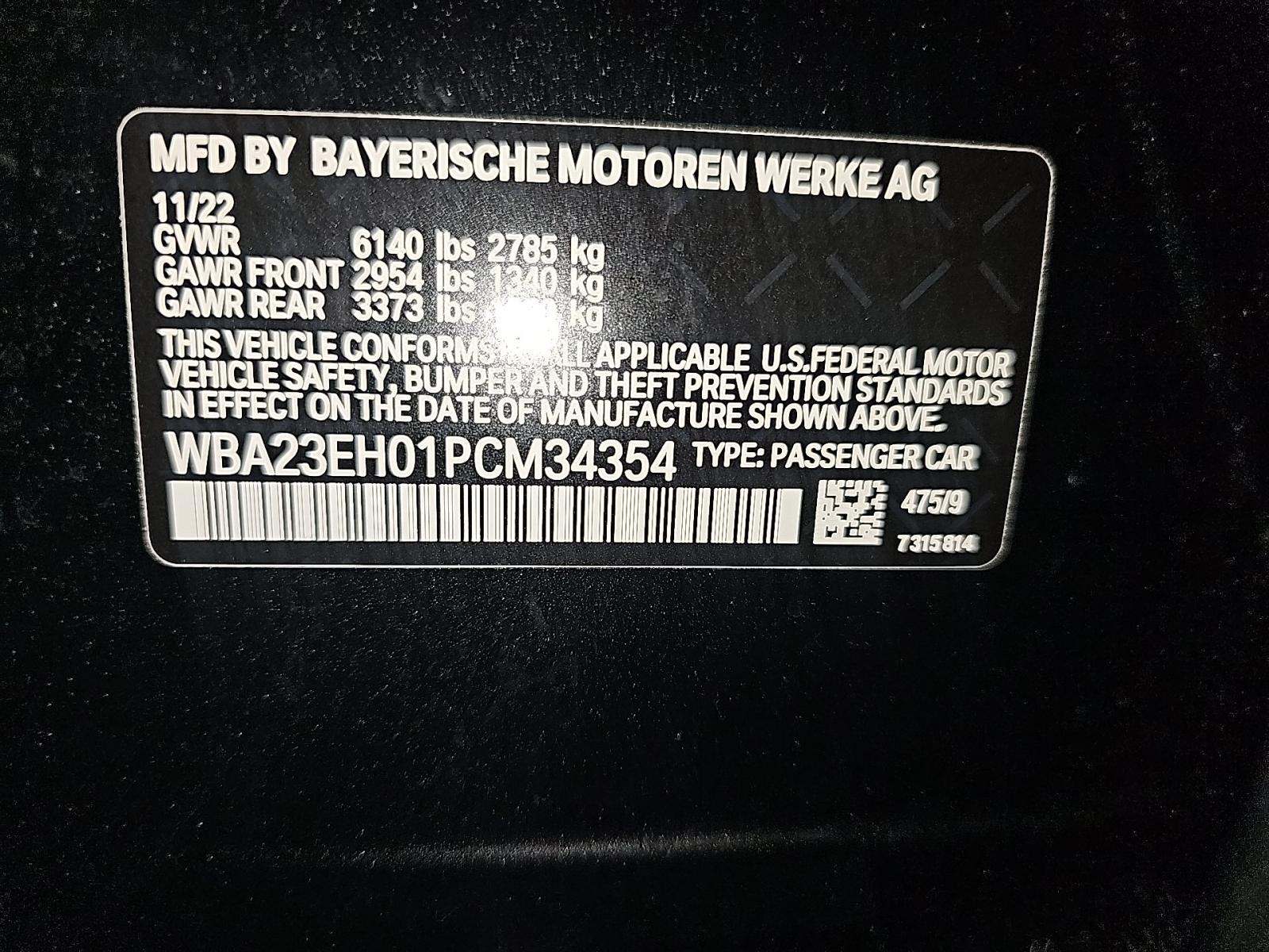 2023 BMW 7 Series 740i RWD