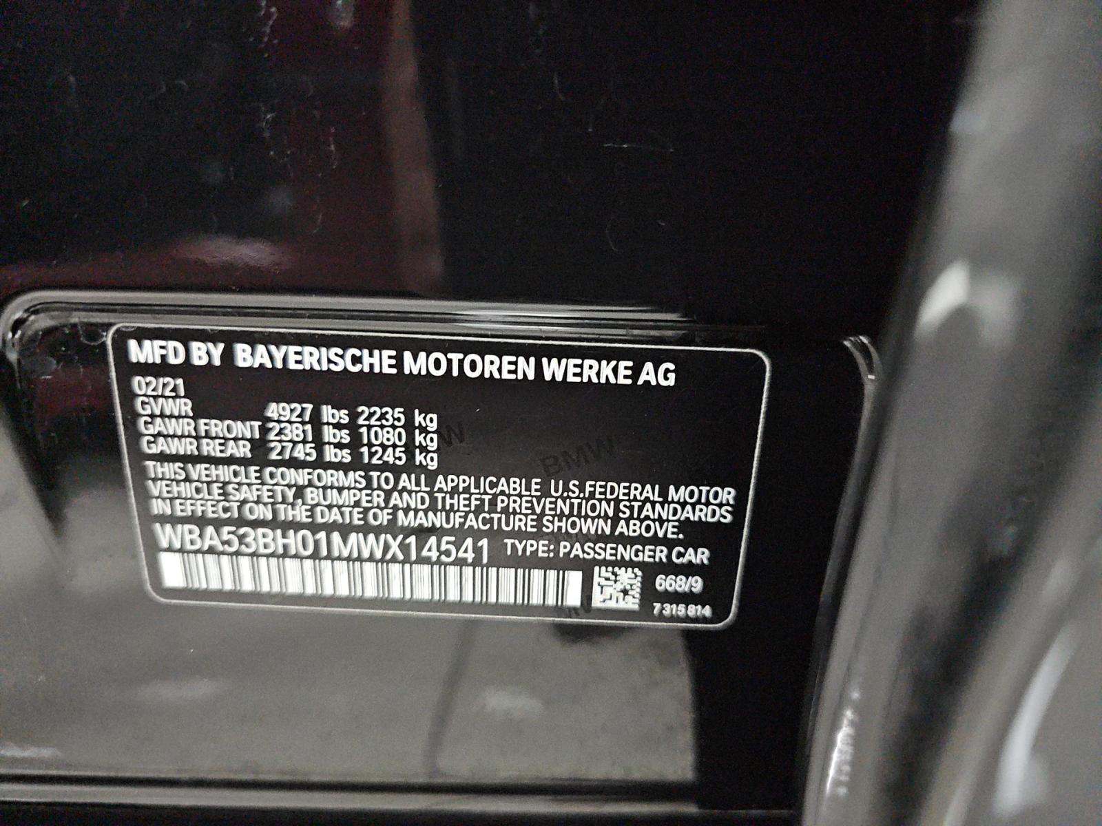 2021 BMW 5 Series 530i RWD