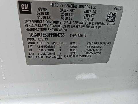 2015 Chevrolet Silverado 3500HD High Country AWD