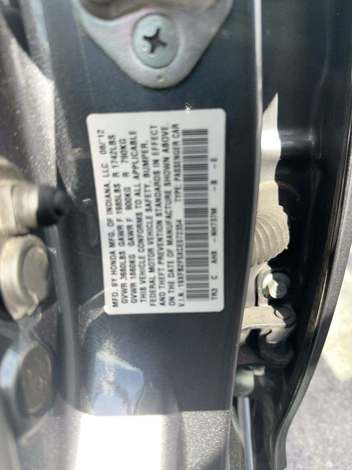 2012 Honda Civic LX FWD