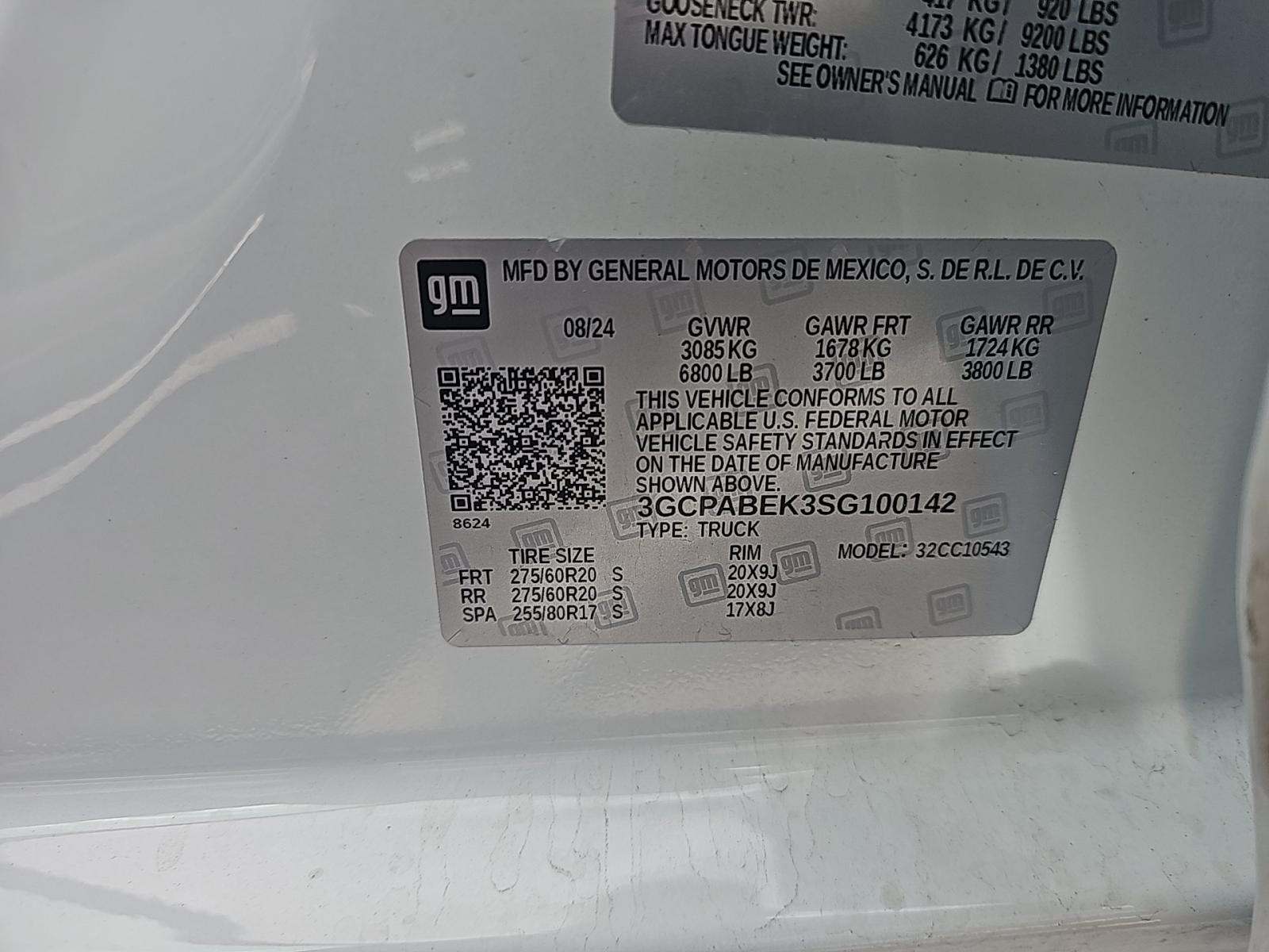 2025 Chevrolet Silverado 1500 Custom RWD