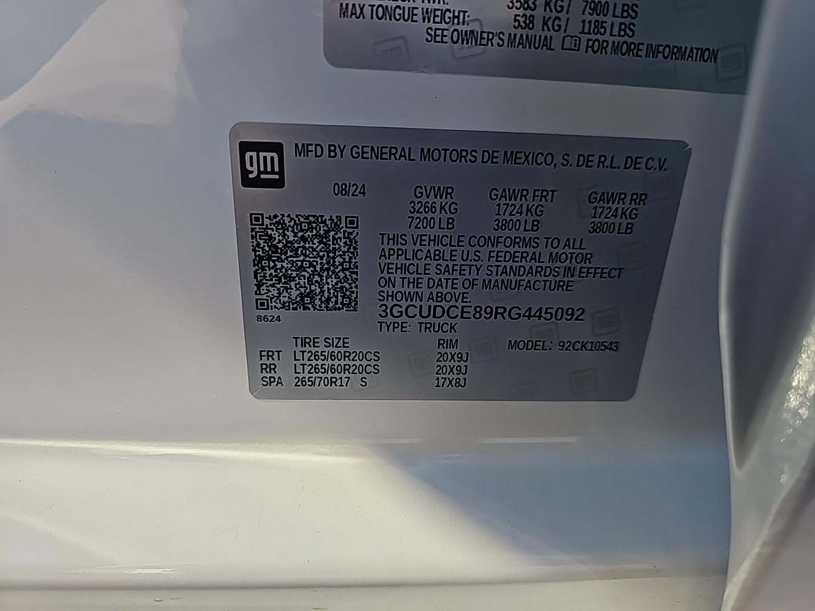 2024 Chevrolet Silverado 1500 Custom Trail Boss AWD