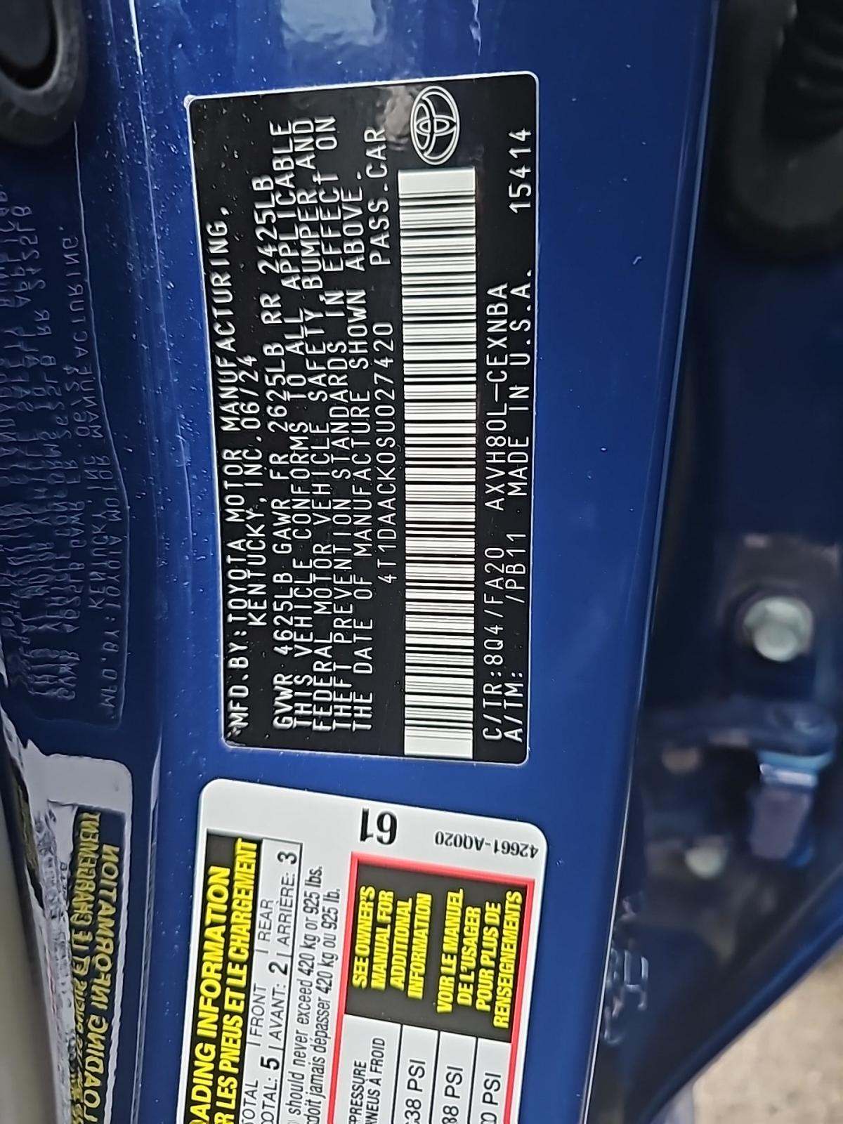 2025 Toyota Camry LE FWD