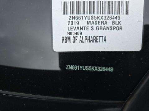 2019 Maserati Levante S GranSport AWD