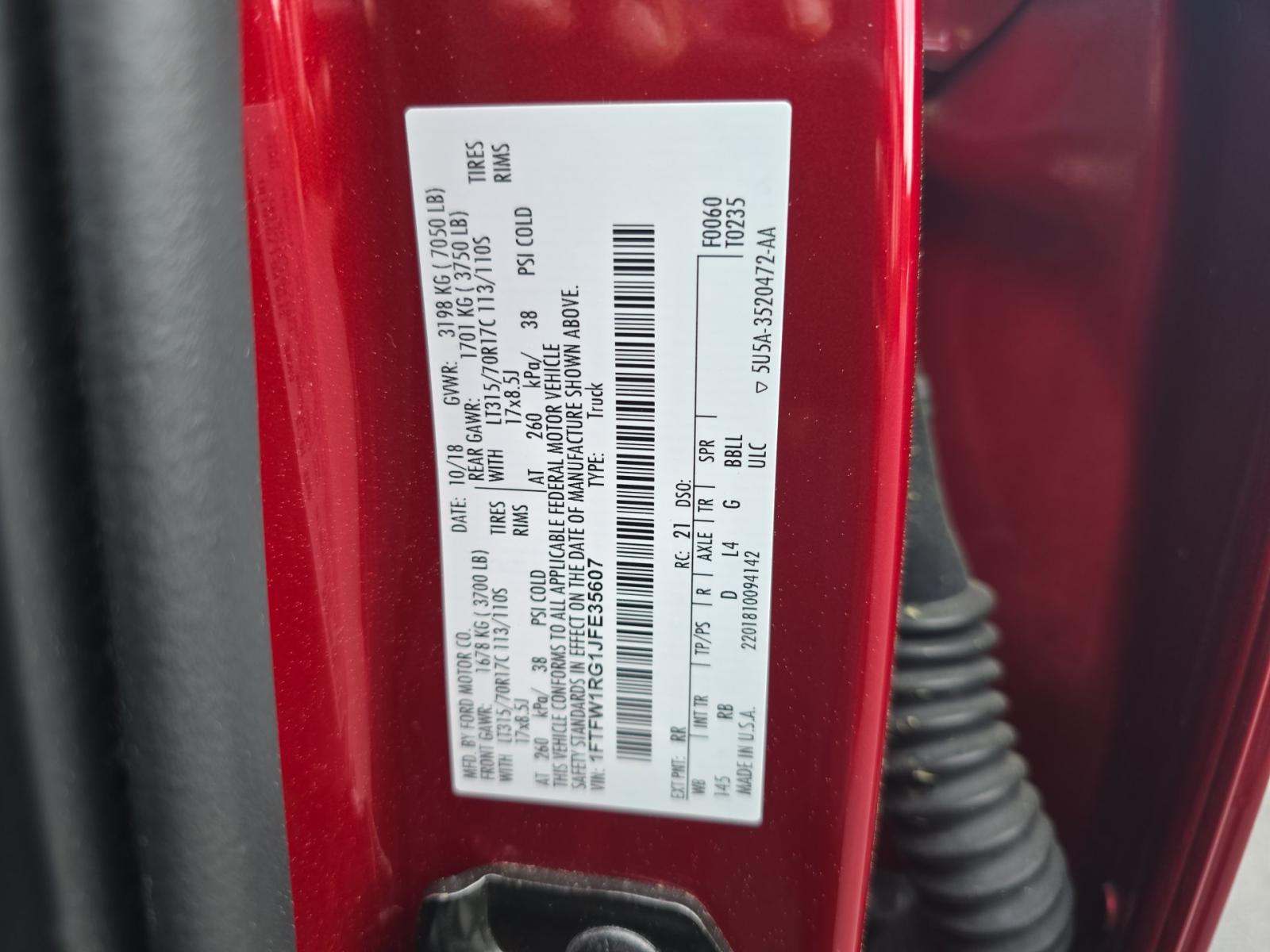 2018 Ford F-150 Raptor AWD