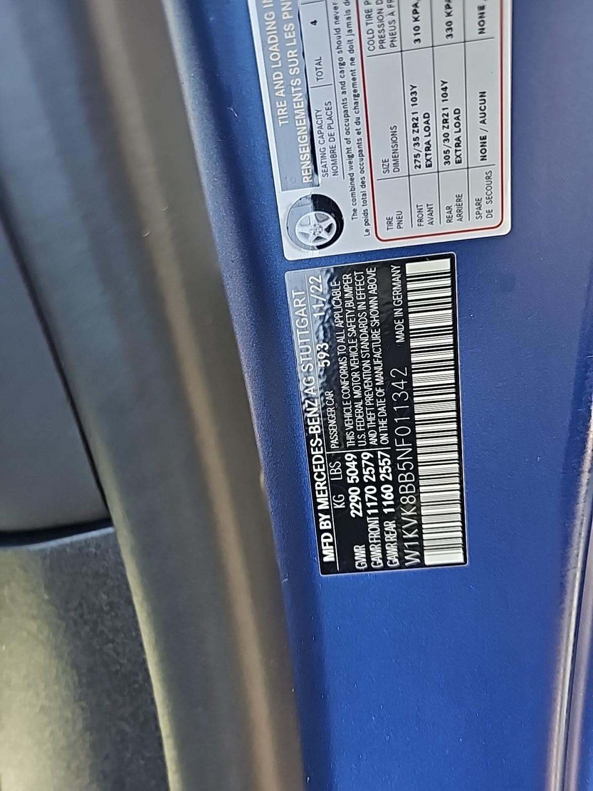 2022 Mercedes-Benz SL-Class AMG SL 63 AWD