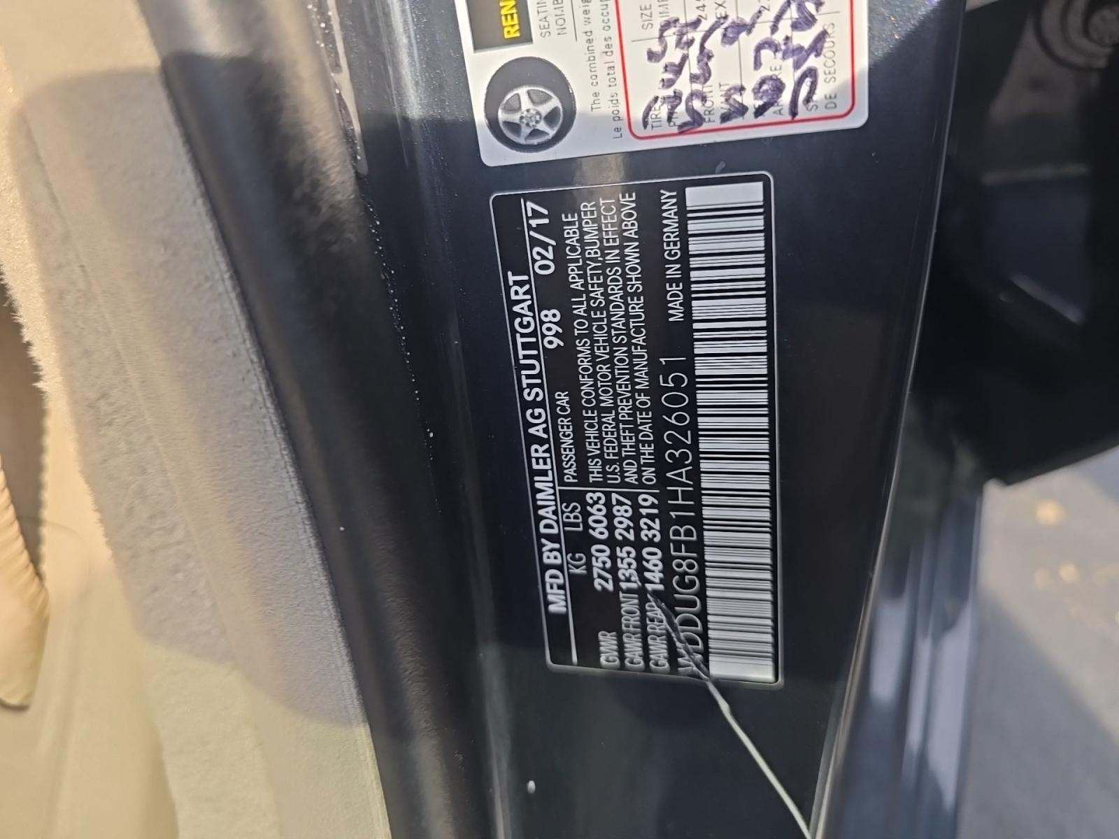 2017 Mercedes-Benz S-Class S 550 AWD