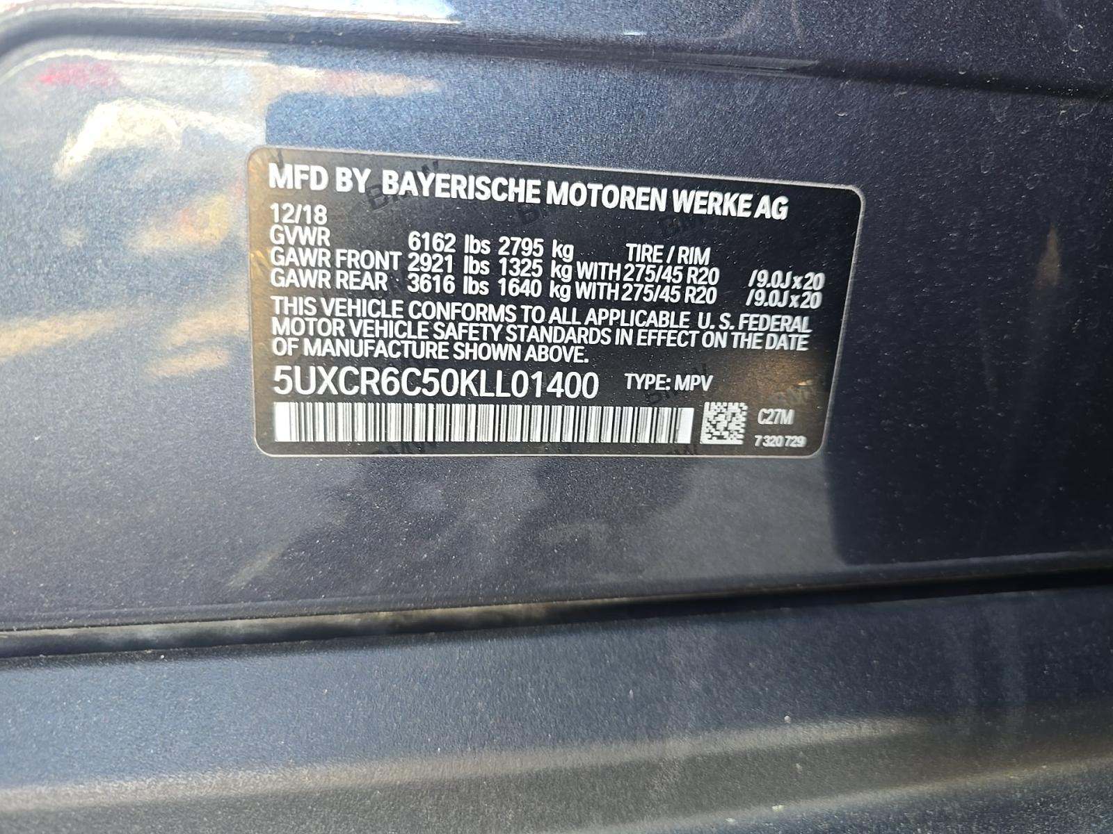 2019 BMW X5 xDrive40i AWD