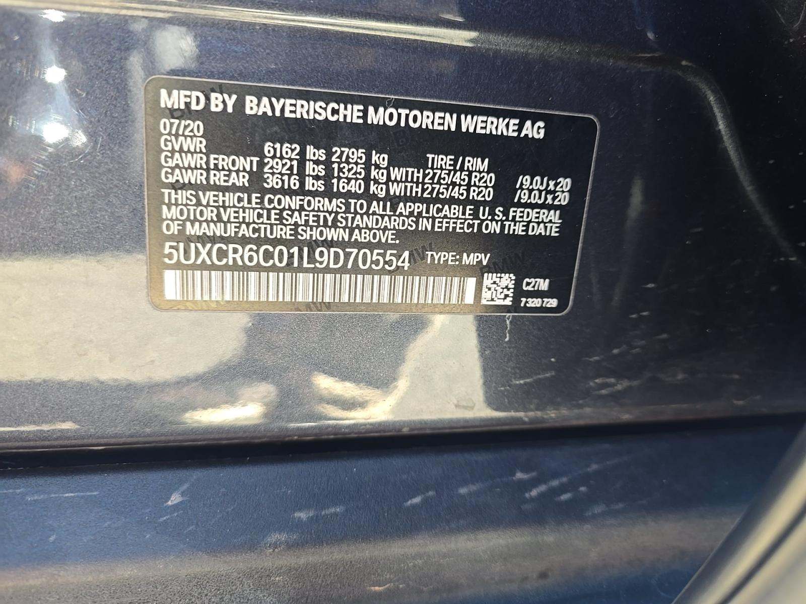 2020 BMW X5 xDrive40i AWD