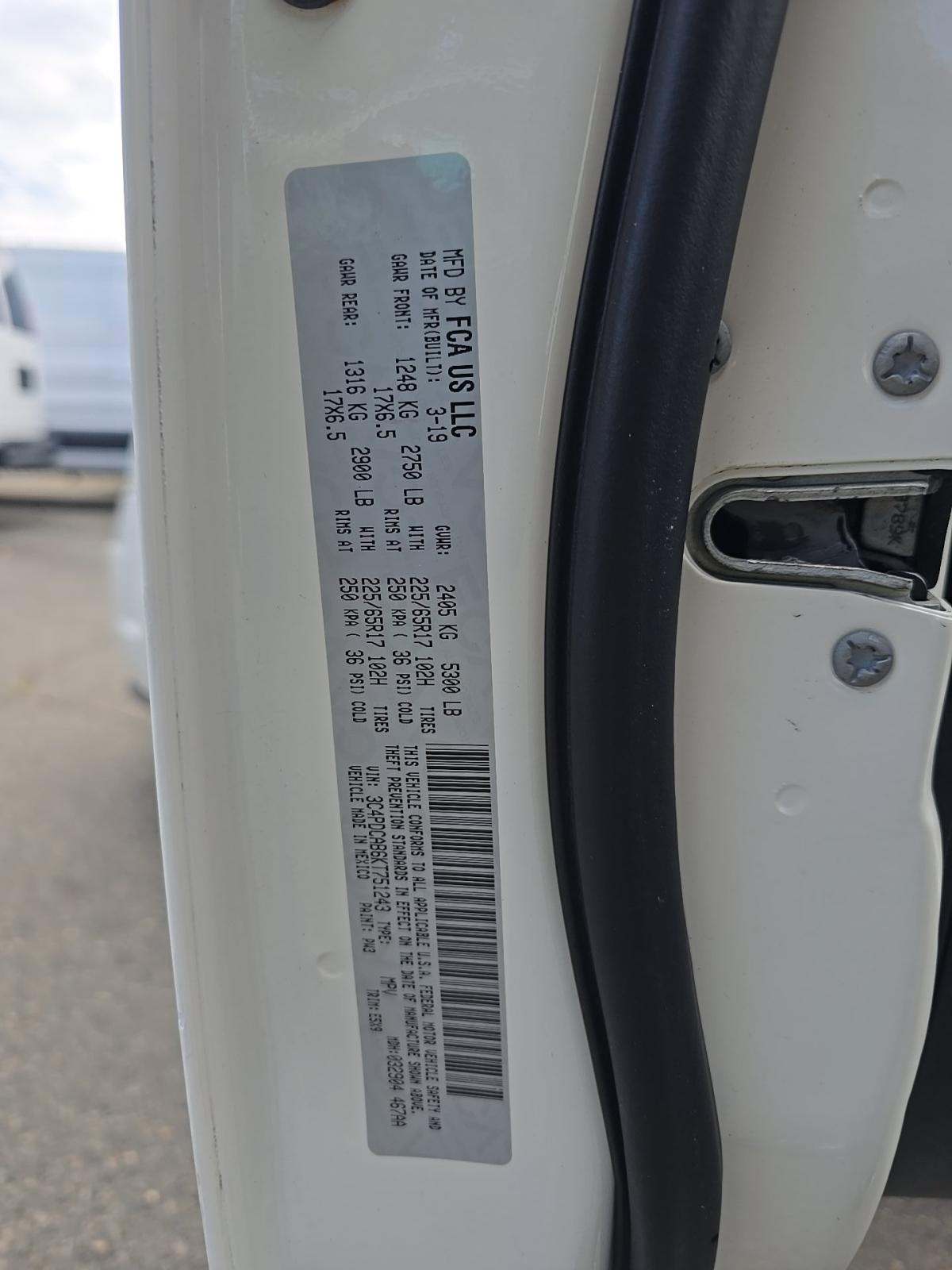 2019 Dodge Journey SE Value FWD