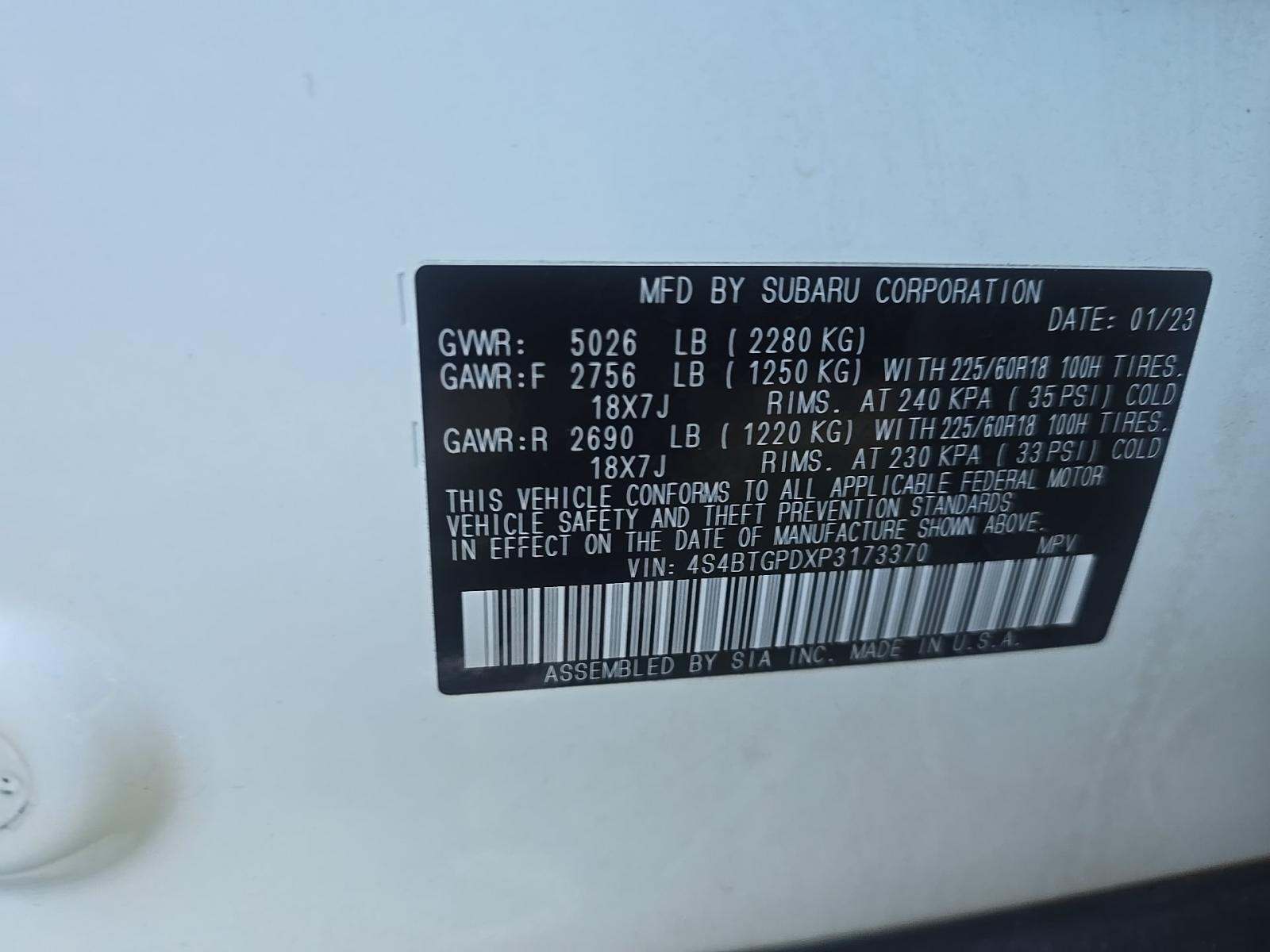 2023 Subaru Outback Touring XT AWD