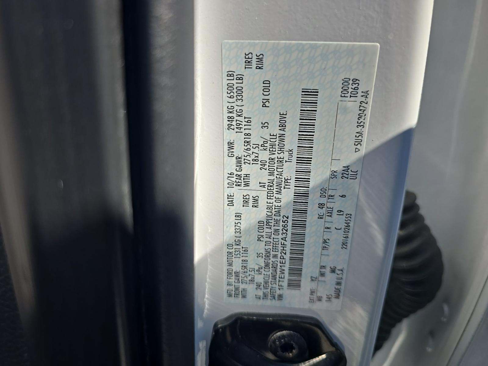 2017 Ford F-150 XLT AWD