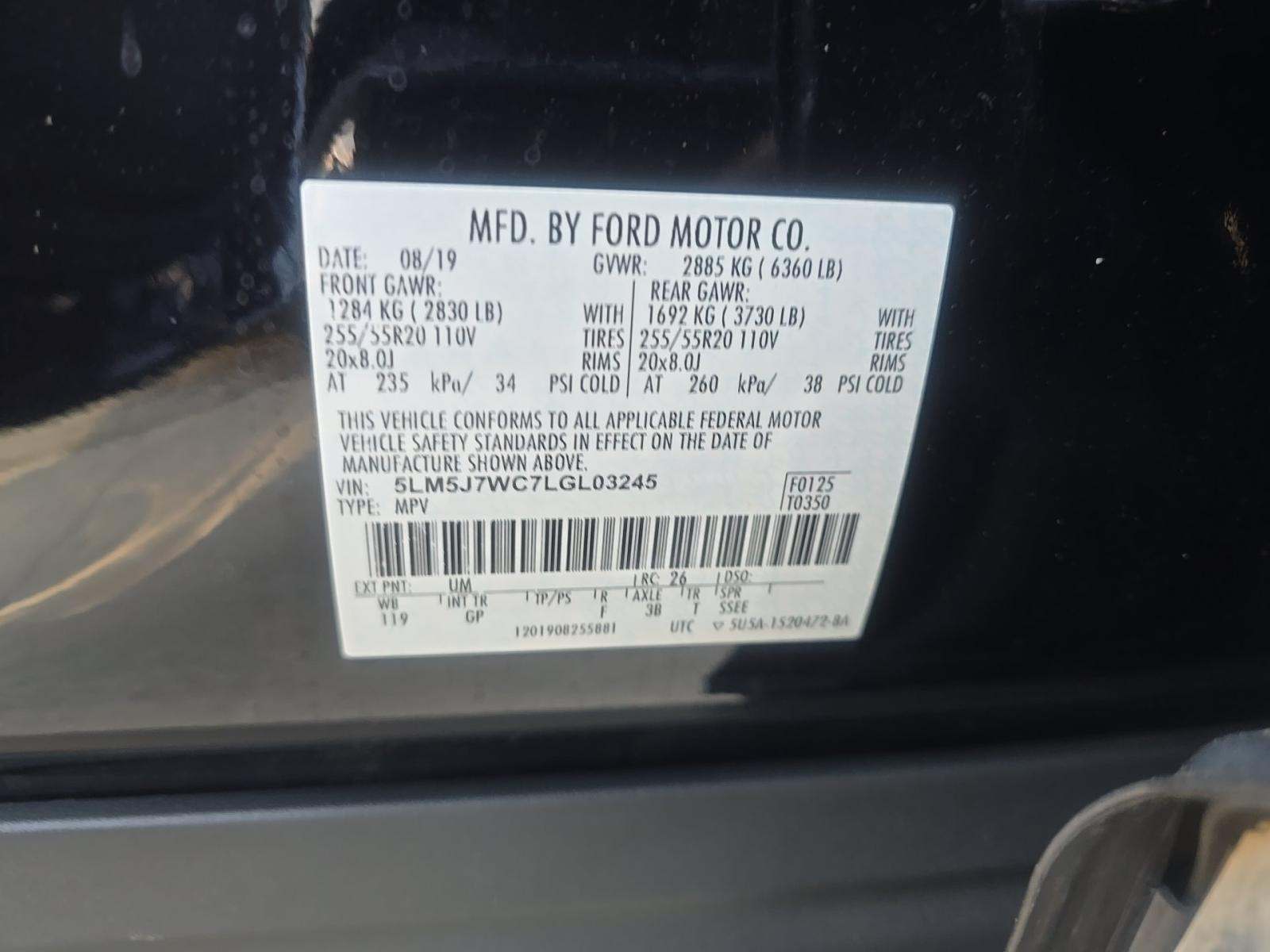 2020 Lincoln Aviator Reserve RWD