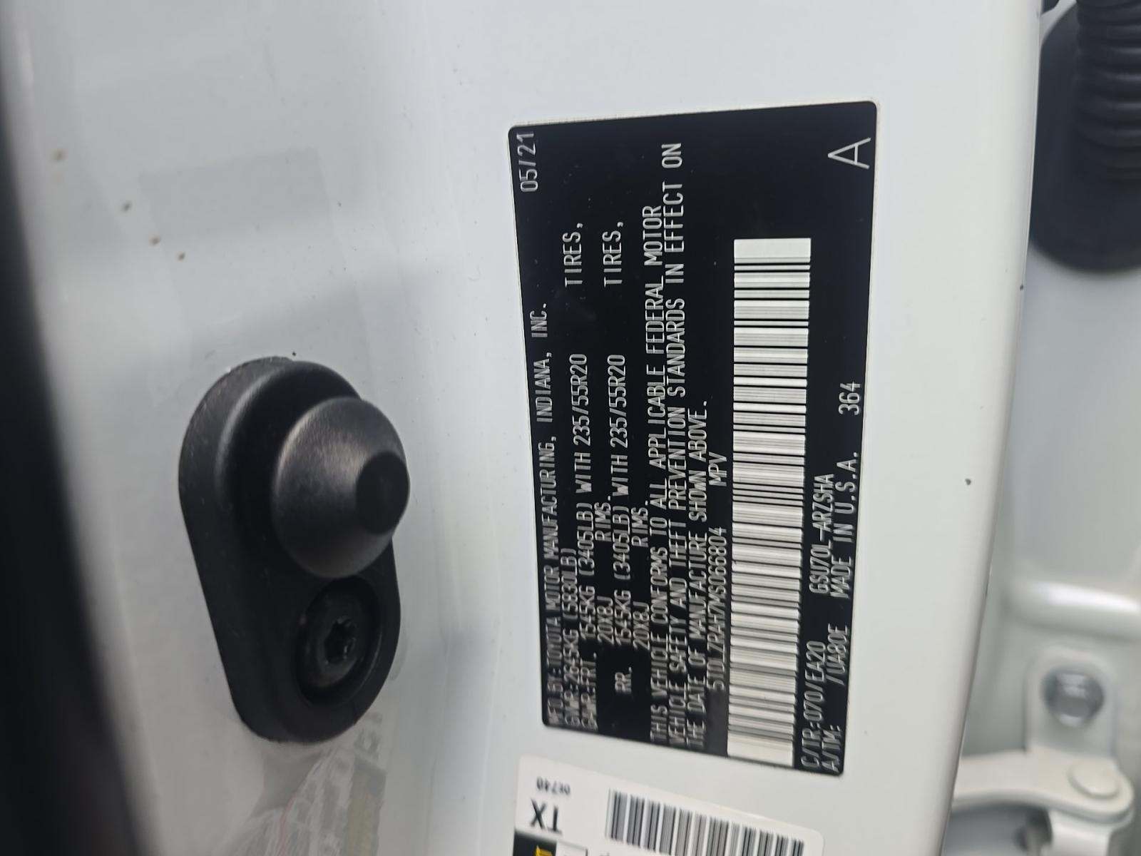 2021 Toyota Highlander XSE FWD