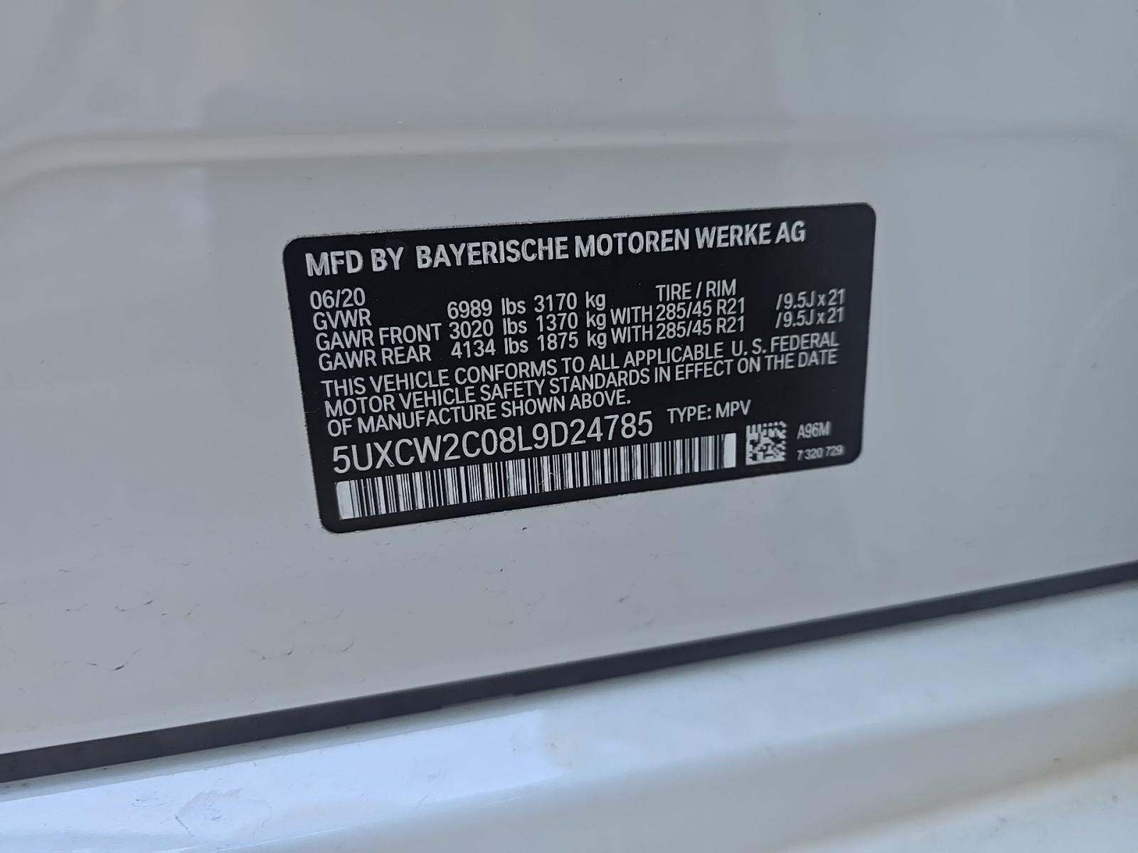 2020 BMW X7 xDrive40i AWD