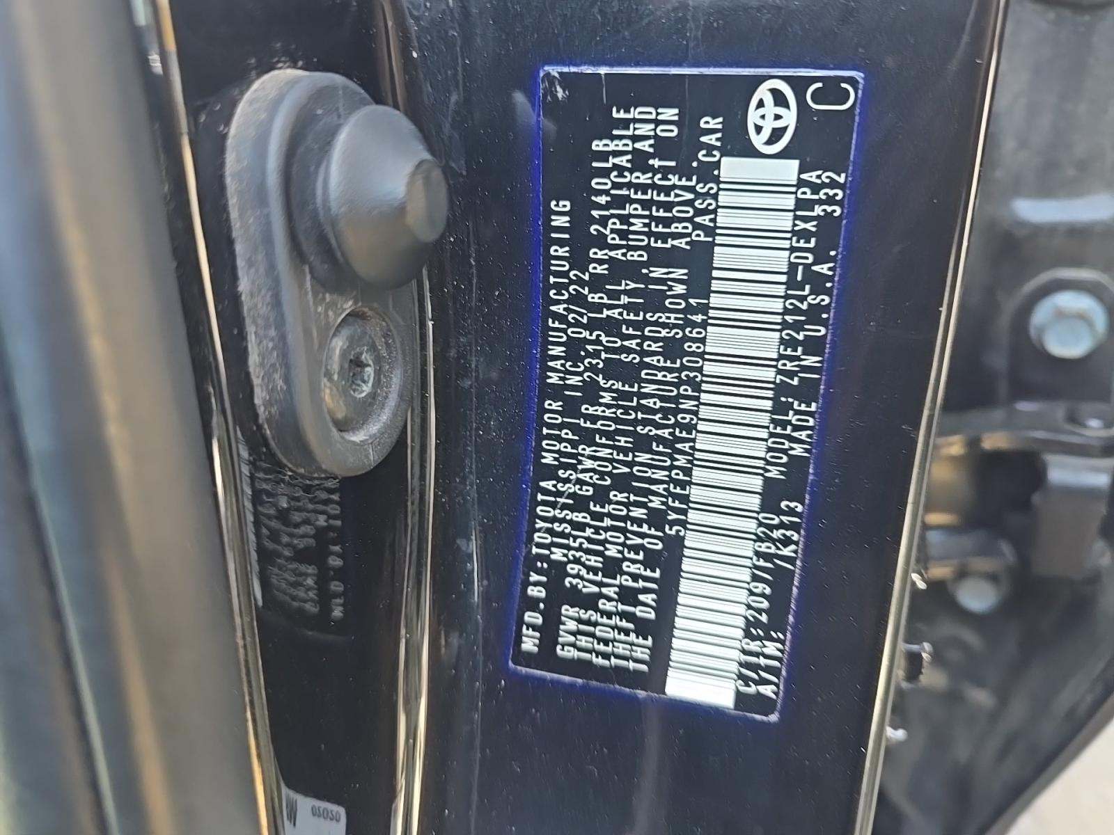 2022 Toyota Corolla LE FWD