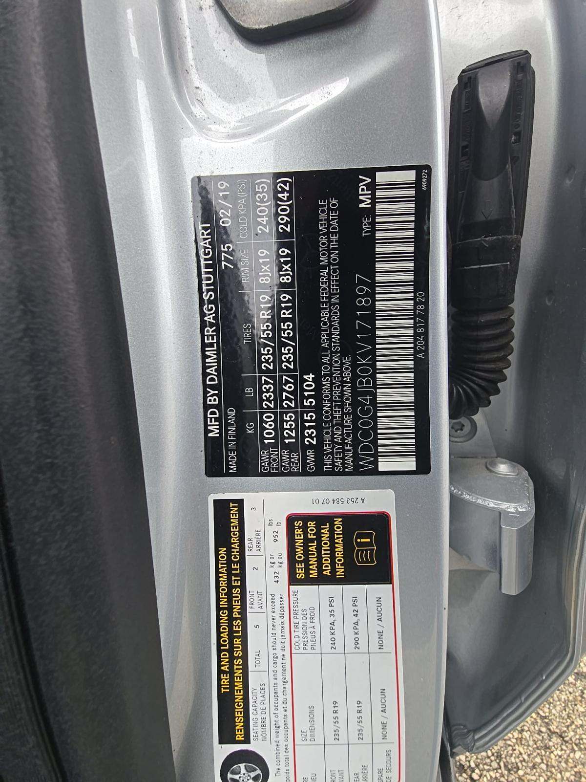 2019 Mercedes-Benz GLC GLC 300 RWD