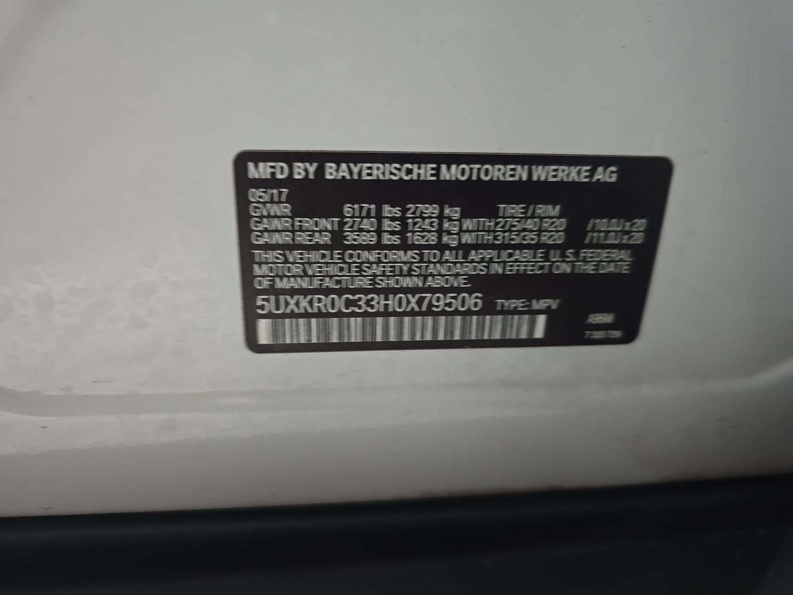 2017 BMW X5 xDrive35i AWD
