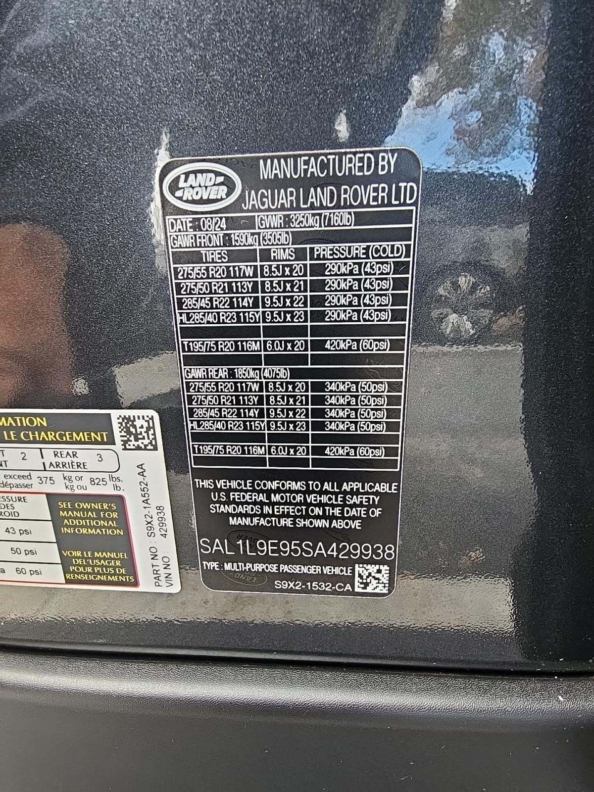 2025 Land Rover Range Rover Sport Dynamic SE AWD