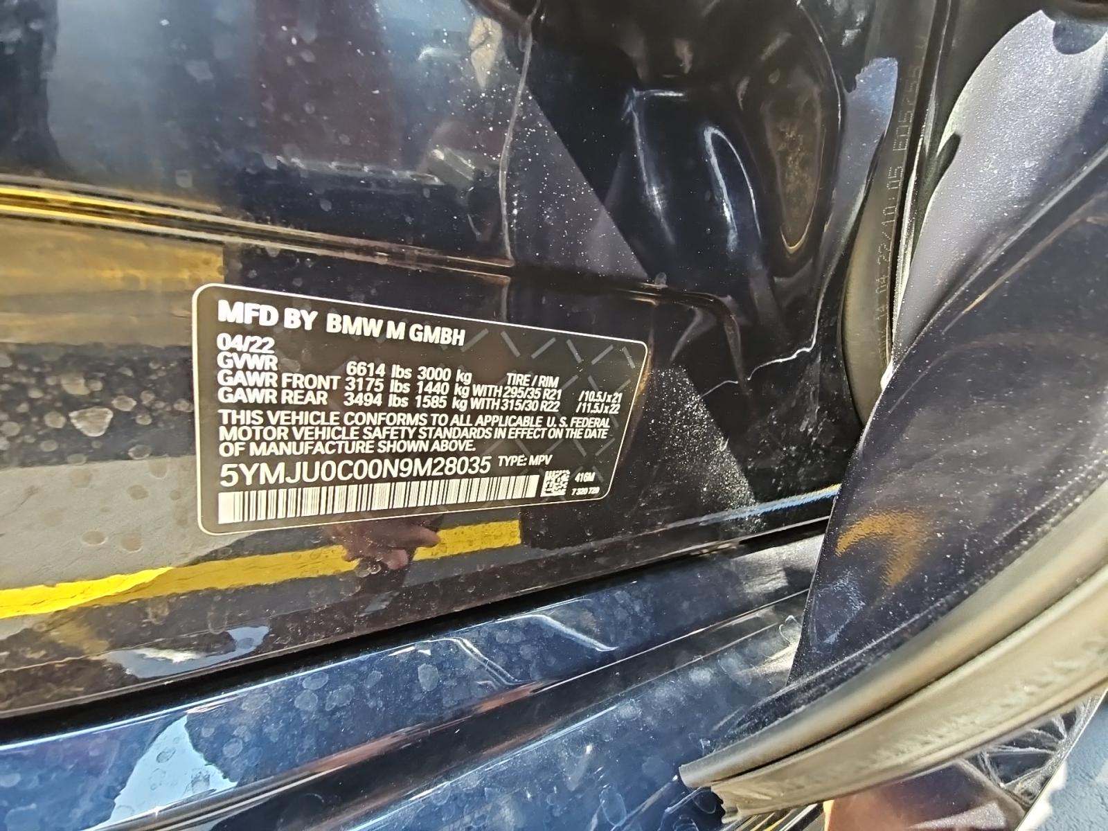 2022 BMW X5 M Base AWD