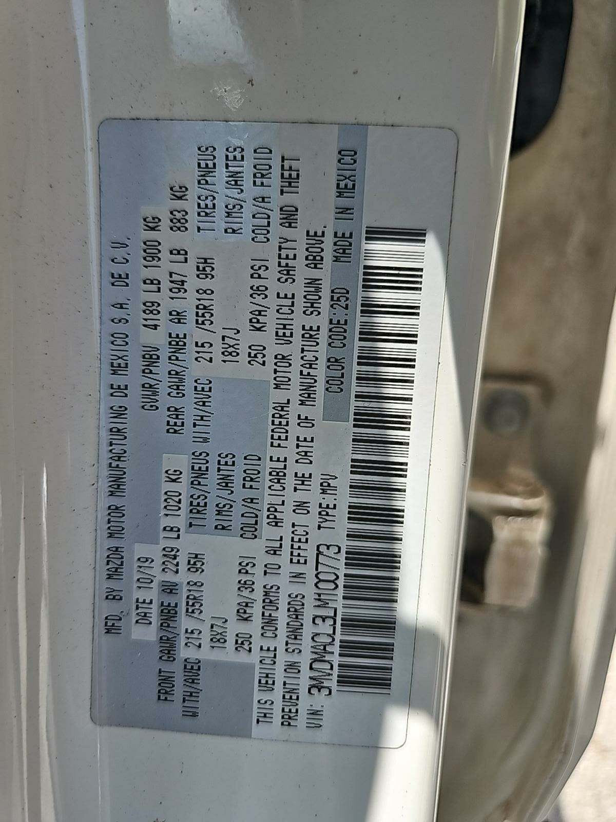 2020 MAZDA CX-30 Select Package FWD