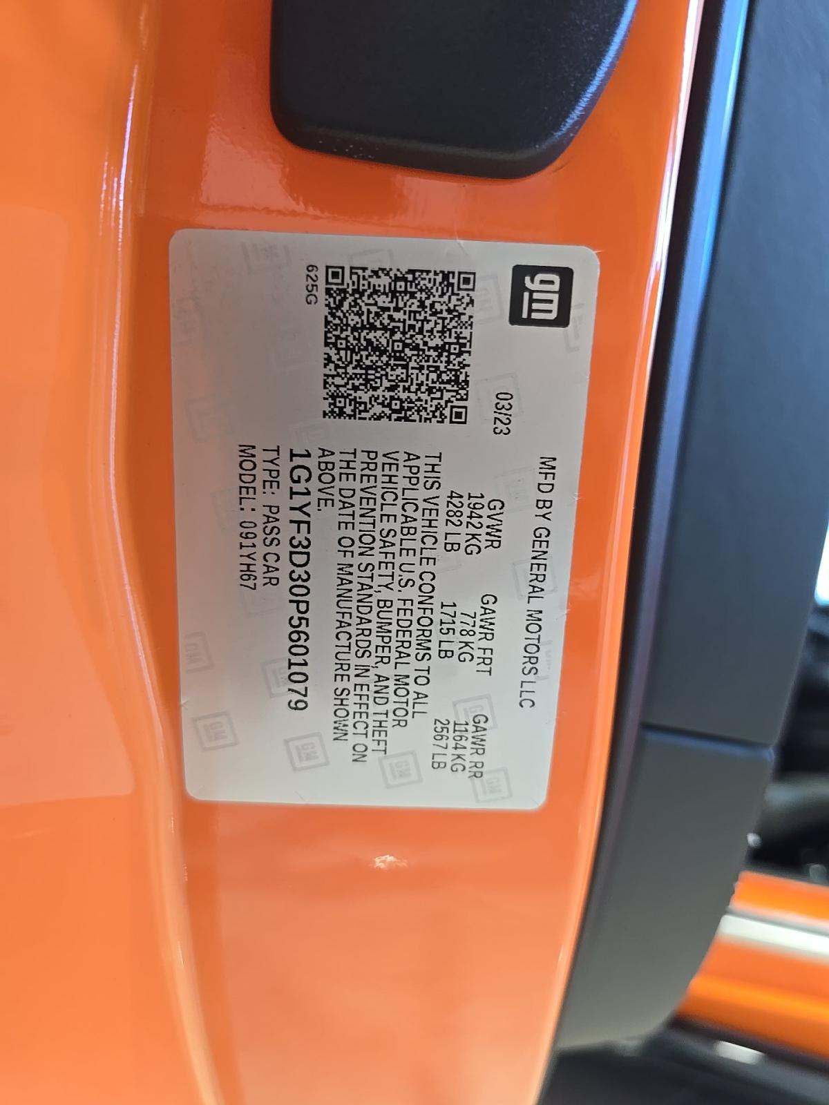 2023 Chevrolet Corvette Z06 RWD