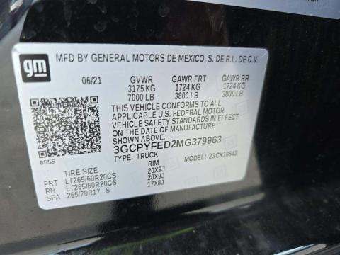 CHEVROLET LT TRAIL BOSS - 1