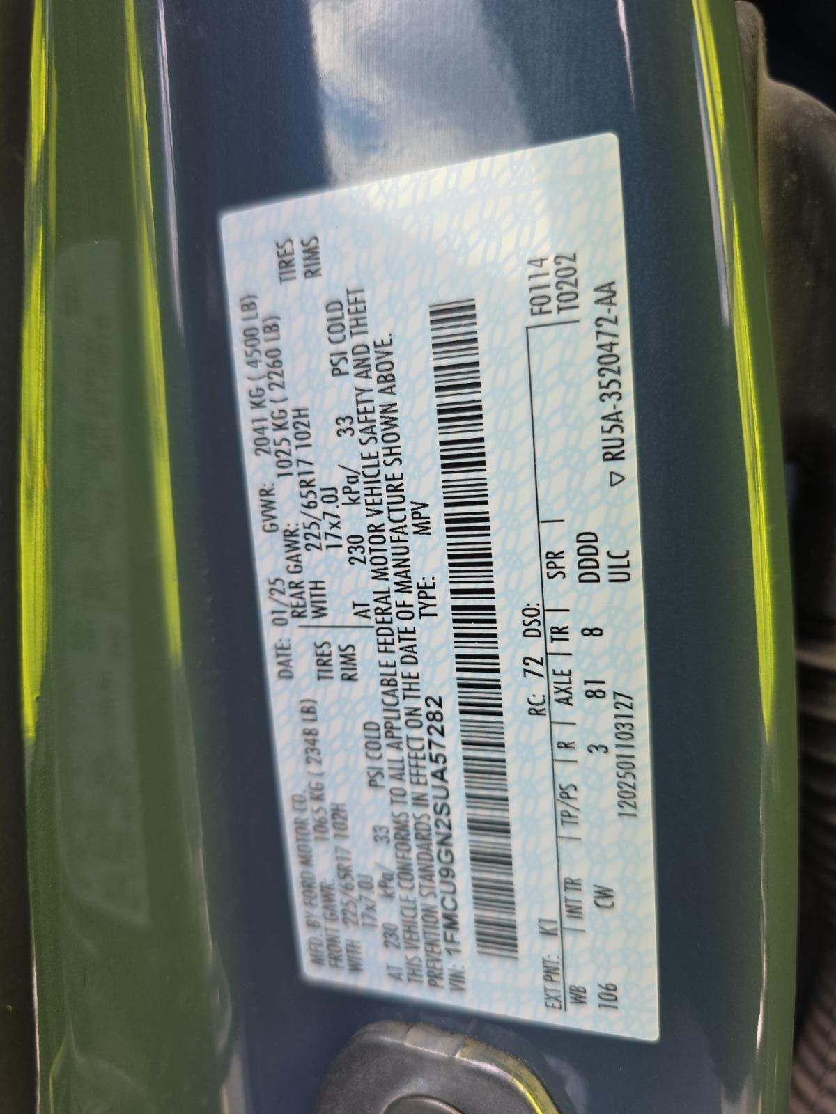 2025 Ford Escape Active AWD