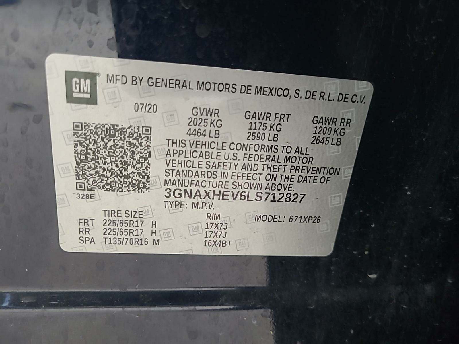 2020 Chevrolet Equinox LS FWD