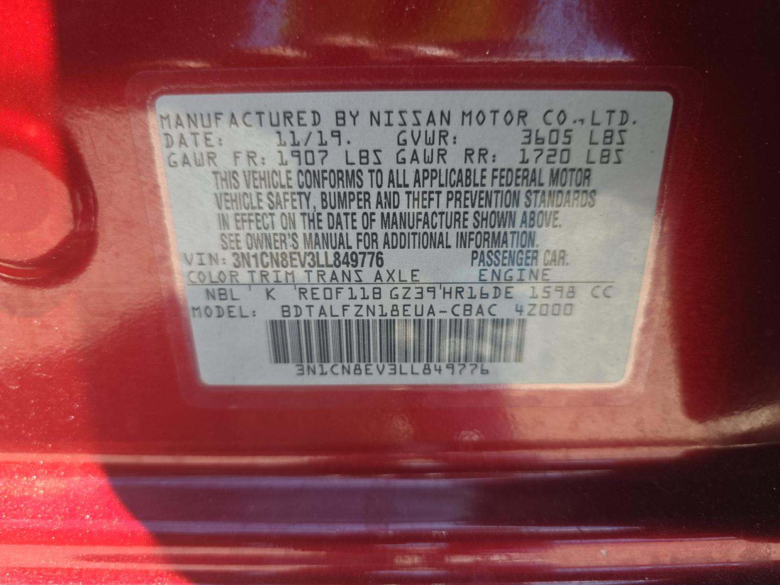 NISSAN VERSA - 1