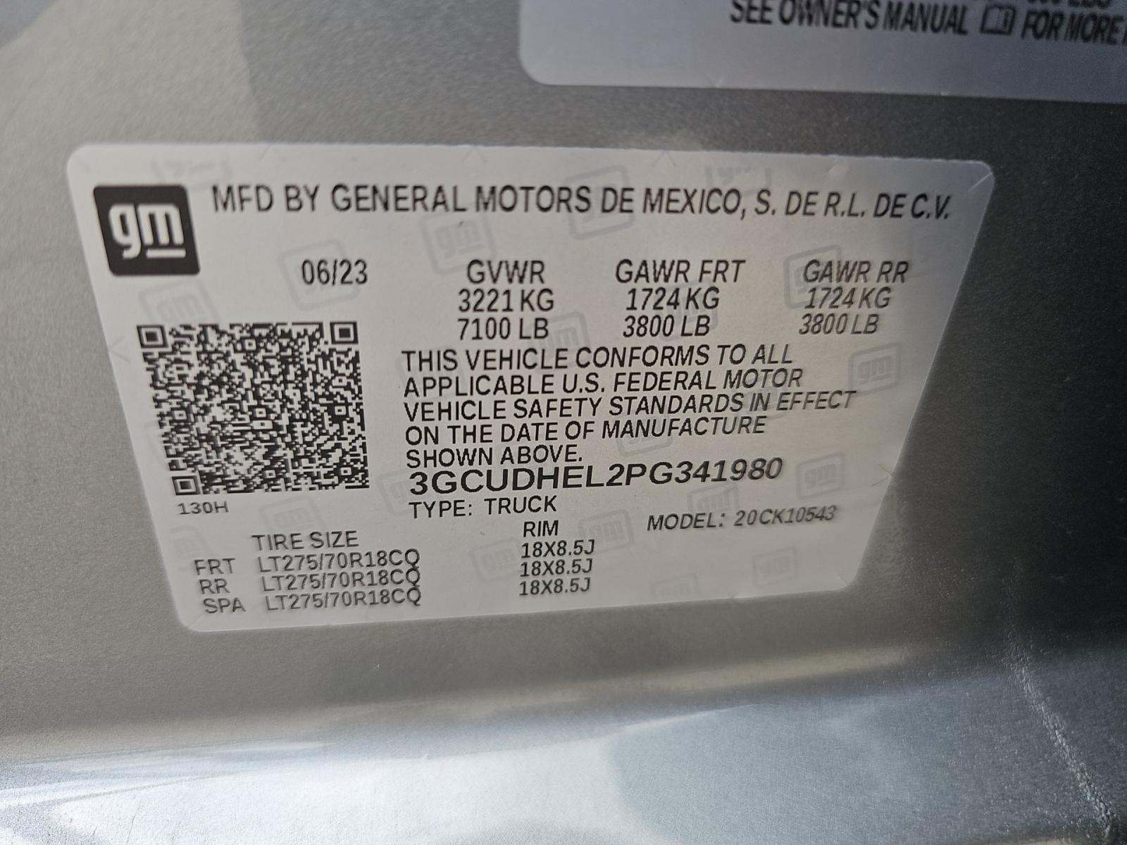 2023 Chevrolet Silverado 1500 ZR2 AWD