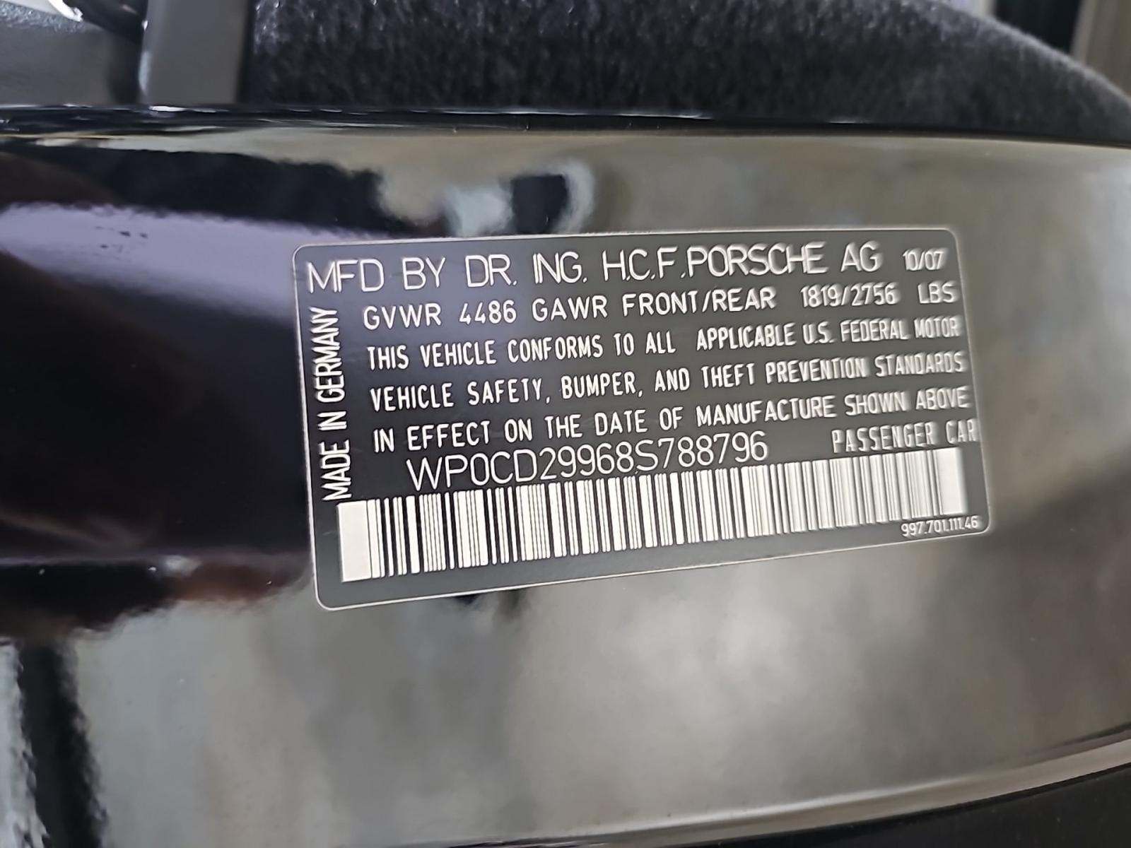 2008 Porsche 911 Turbo AWD