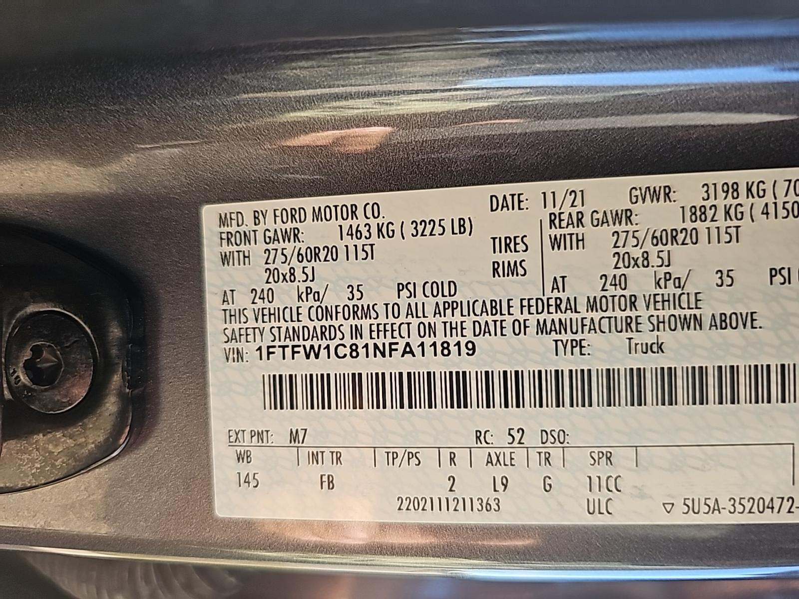 2022 Ford F-150 XLT RWD