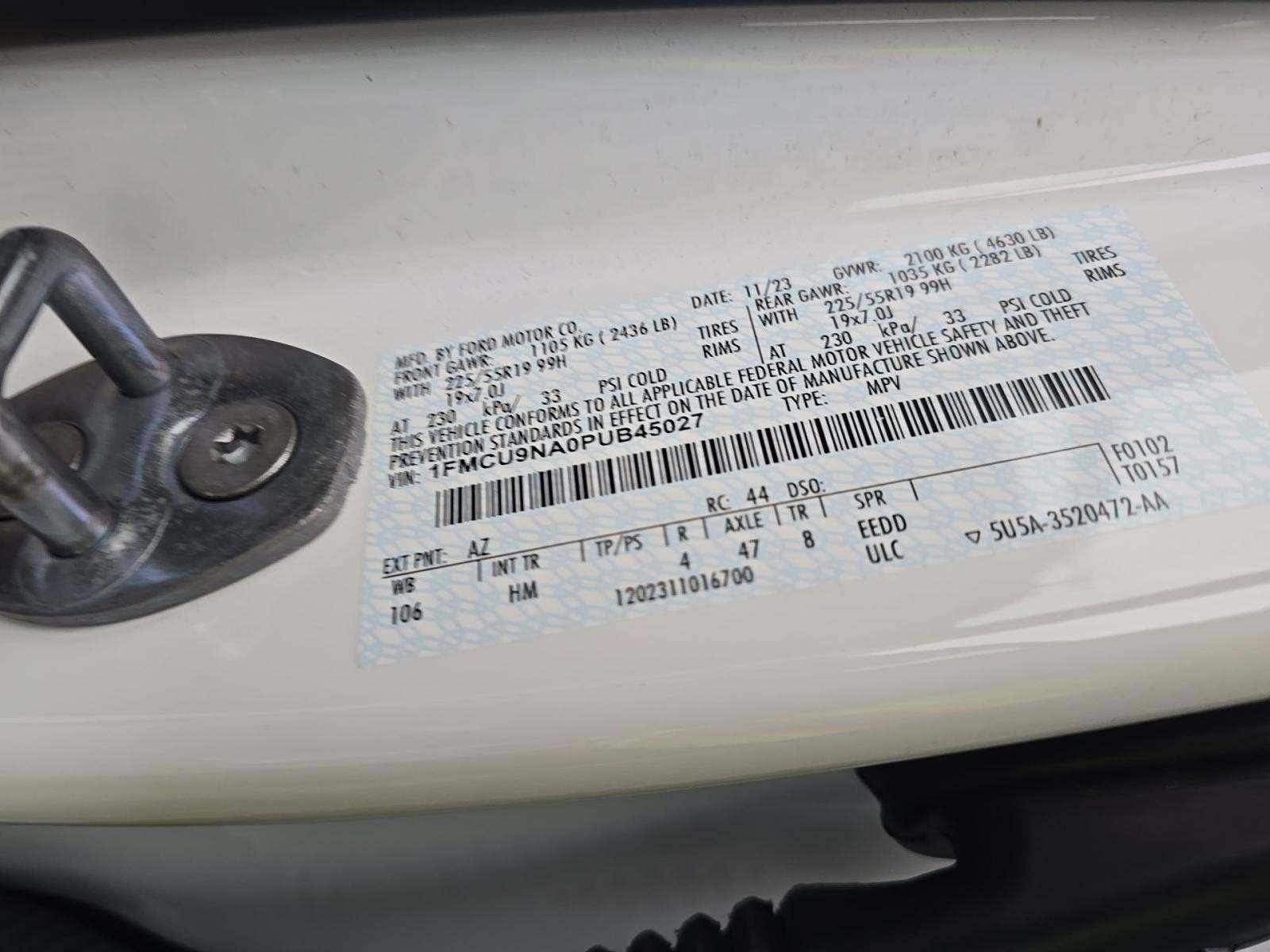 2023 Ford Escape ST-Line Select AWD