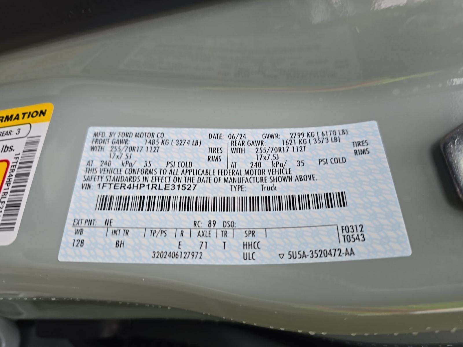 2024 Ford Ranger XLT AWD