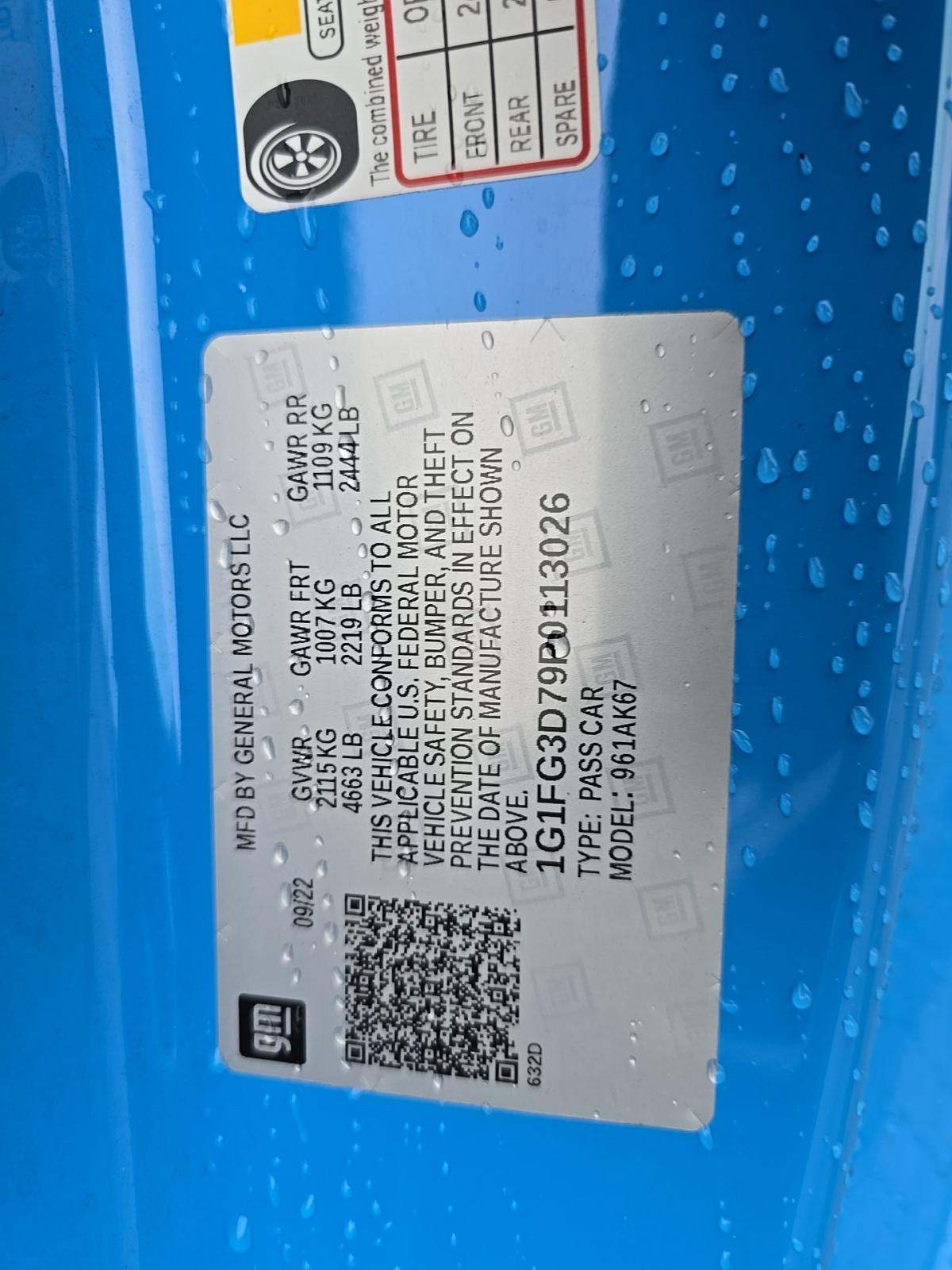 2023 Chevrolet Camaro 2SS RWD