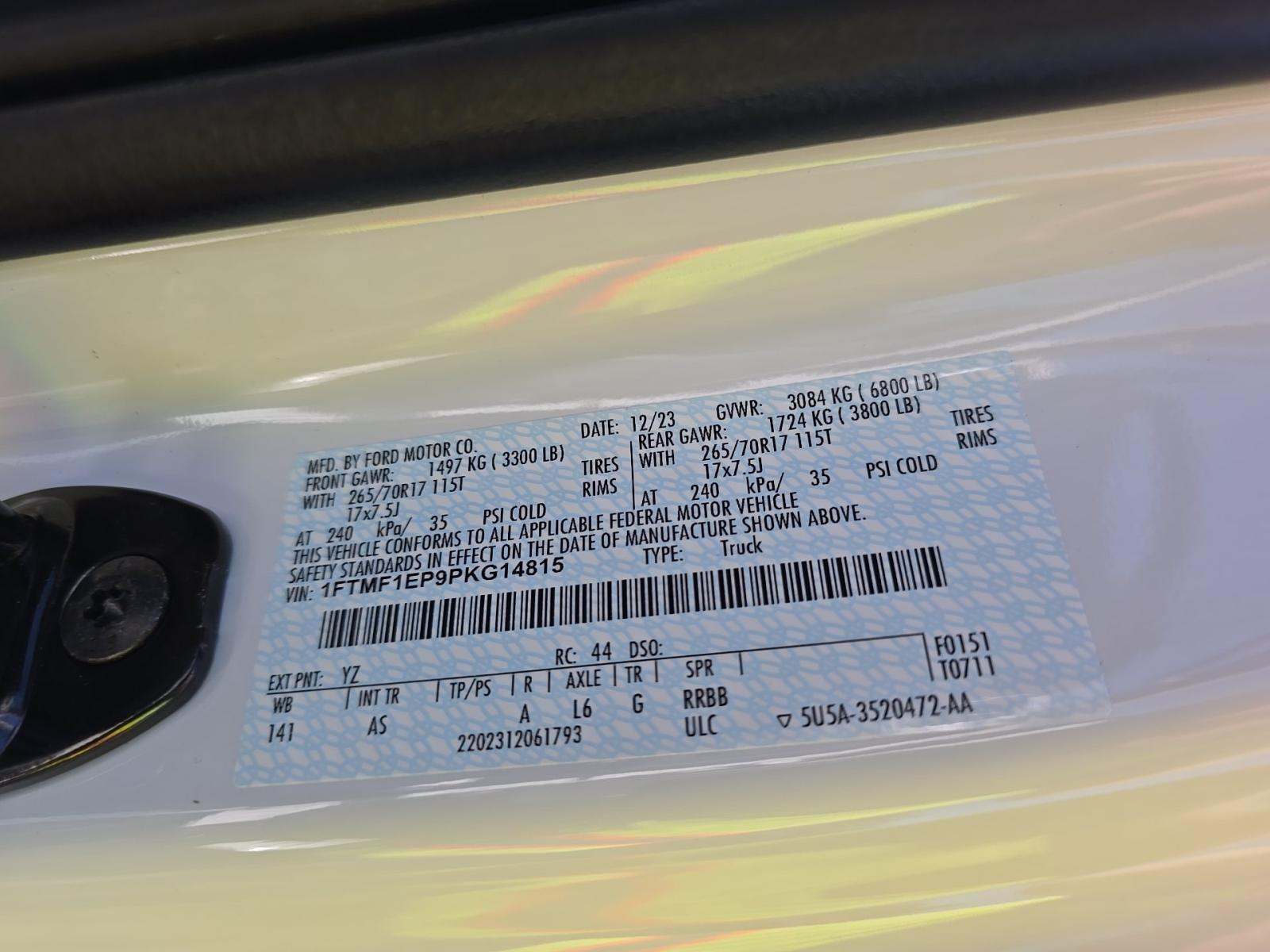 2023 Ford F-150 XL AWD