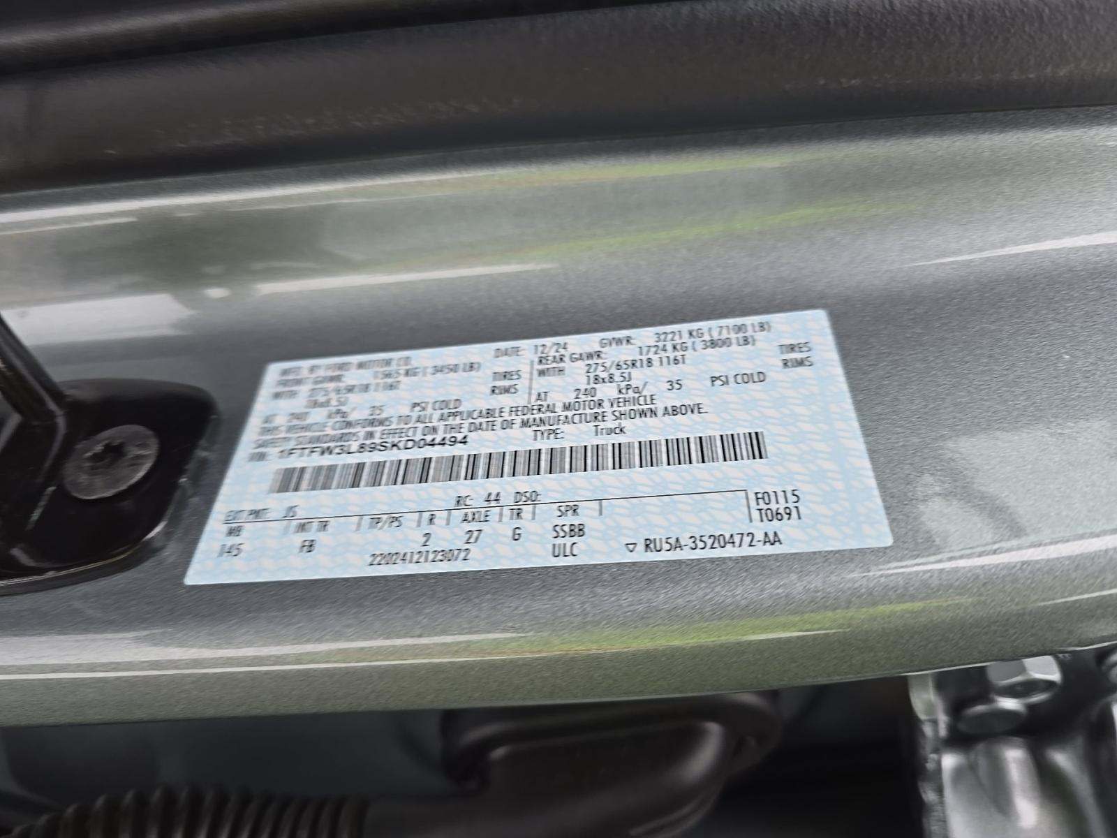 2025 Ford F-150 XLT AWD