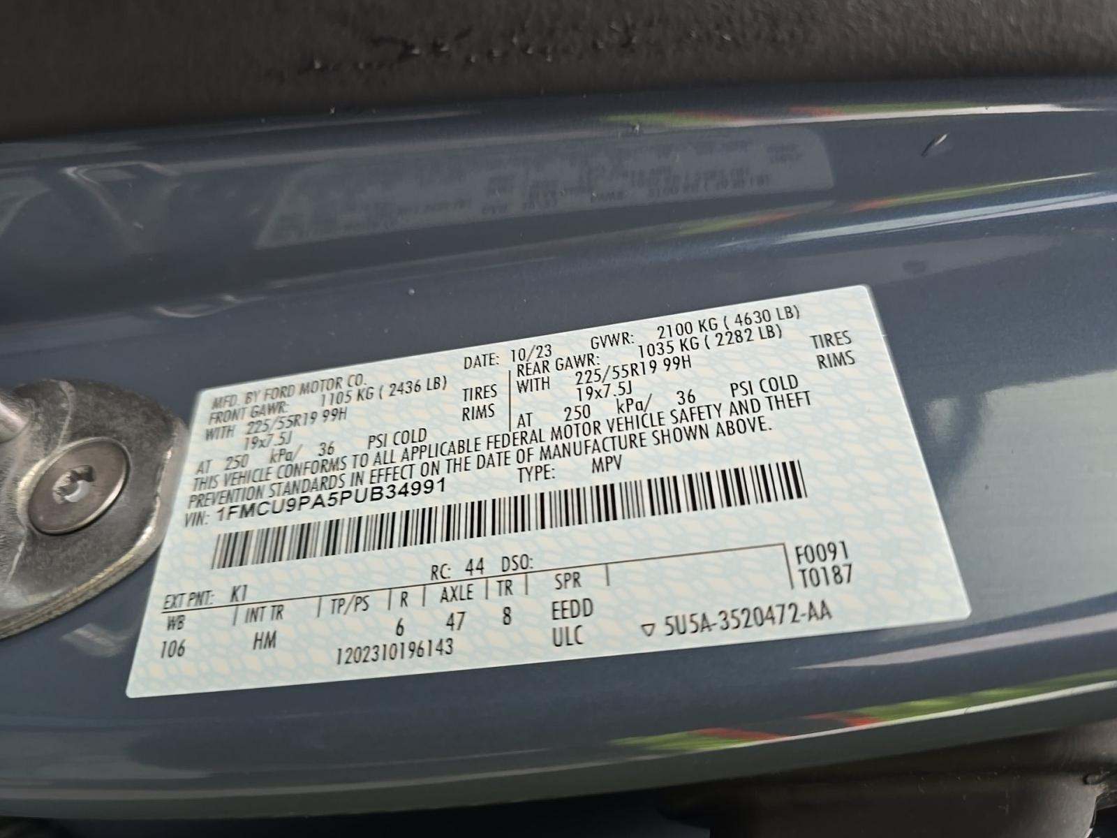 2023 Ford Escape ST-Line Elite AWD