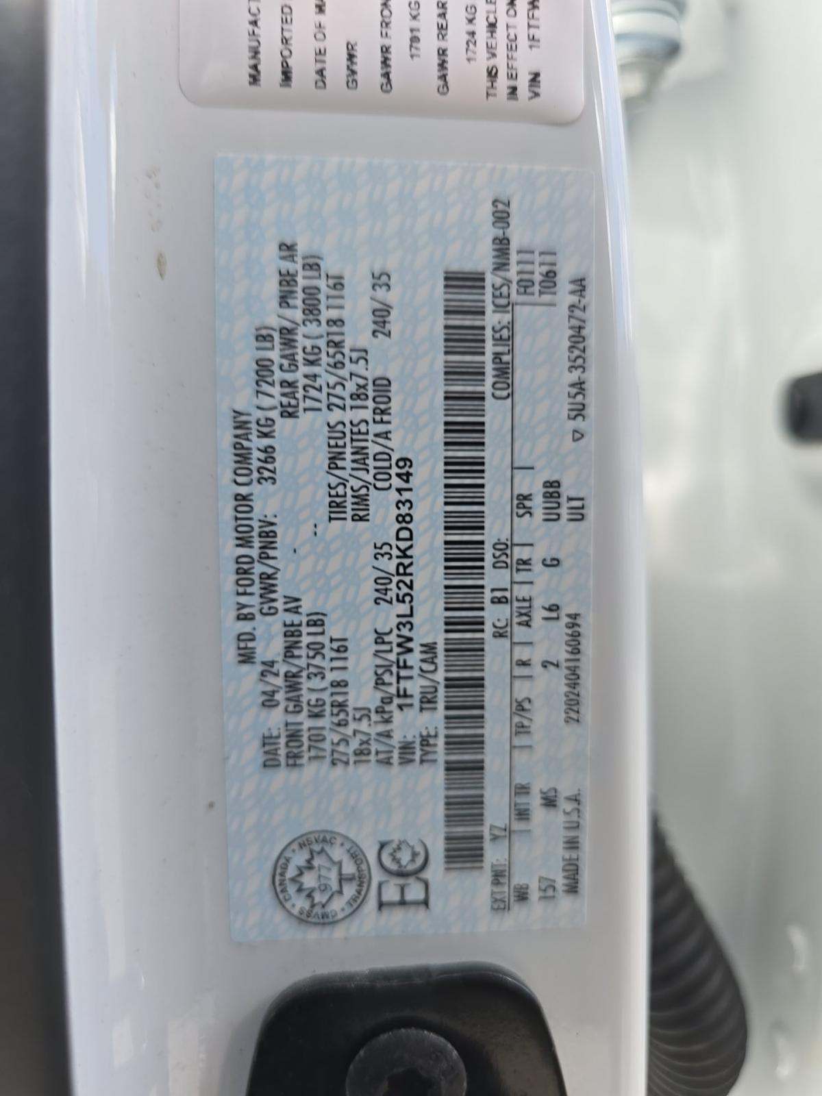 2024 Ford F-150 XLT AWD