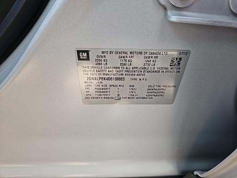 2013 Chevrolet Equinox LT FWD