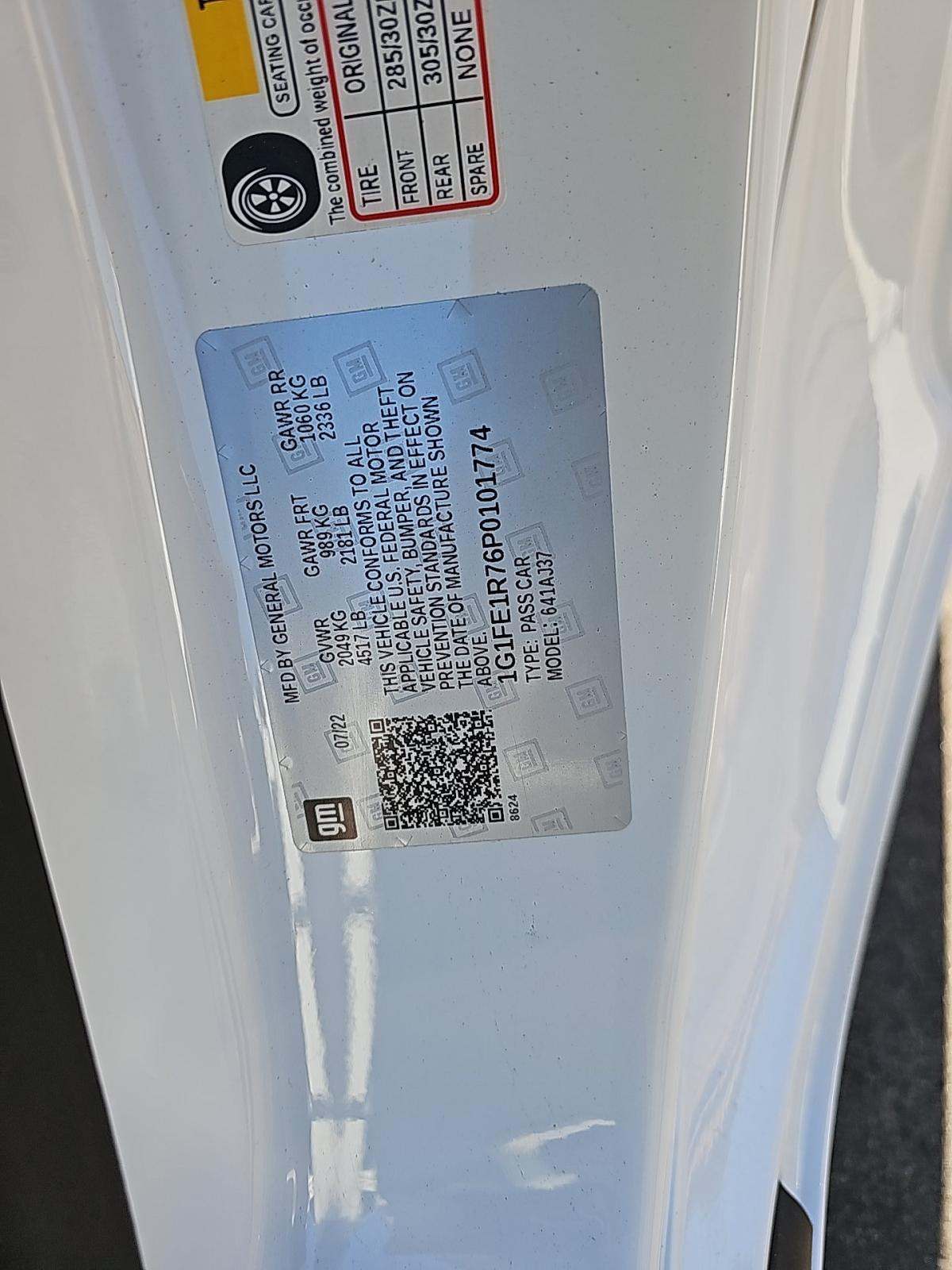 2023 Chevrolet Camaro 1SS RWD