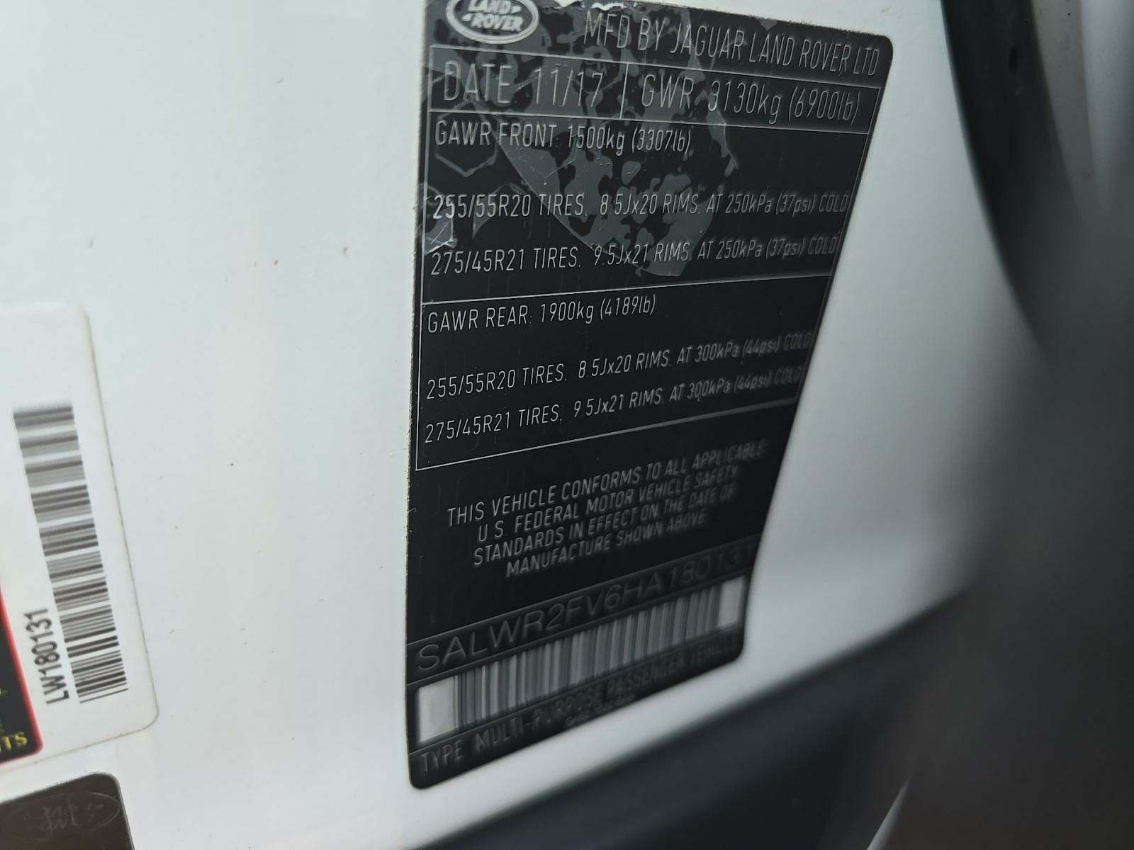 2017 Land Rover Range Rover Sport HSE AWD