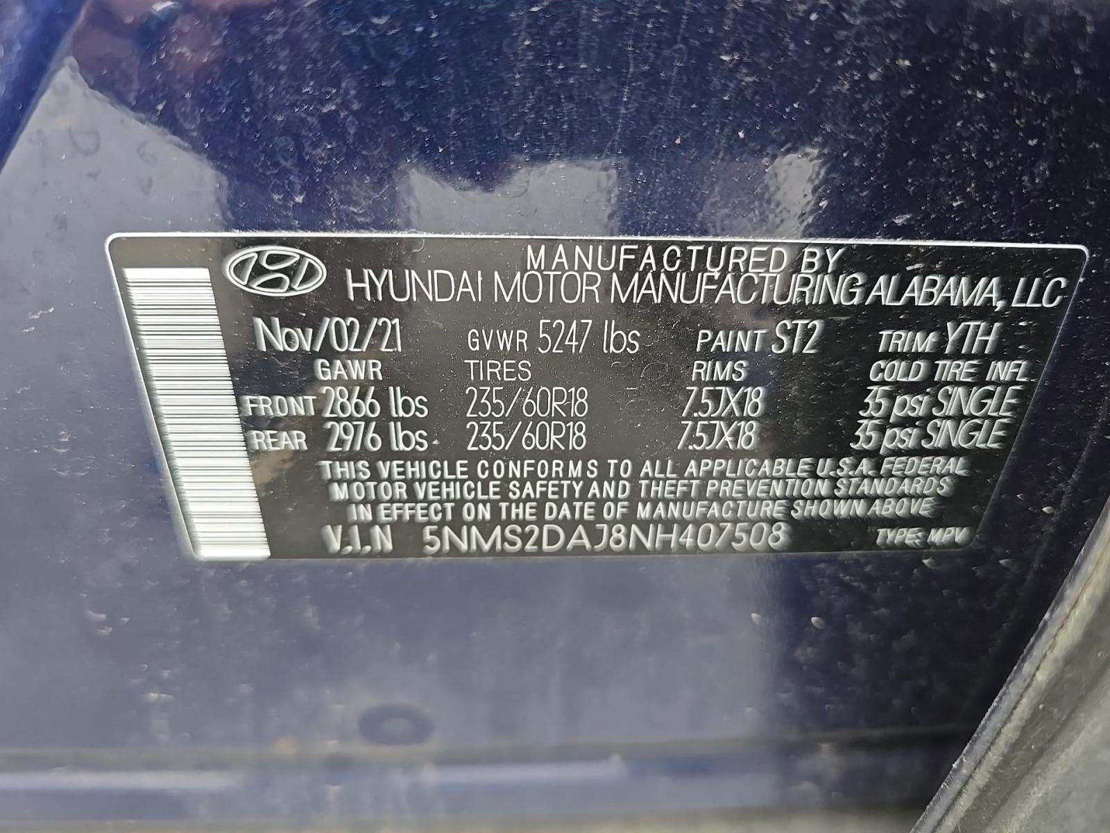 2022 Hyundai Santa Fe SEL AWD