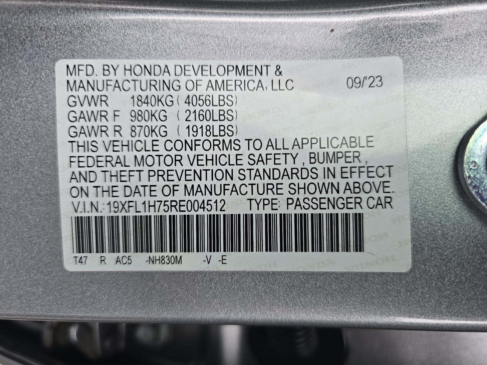 2024 Honda Civic EX-L FWD