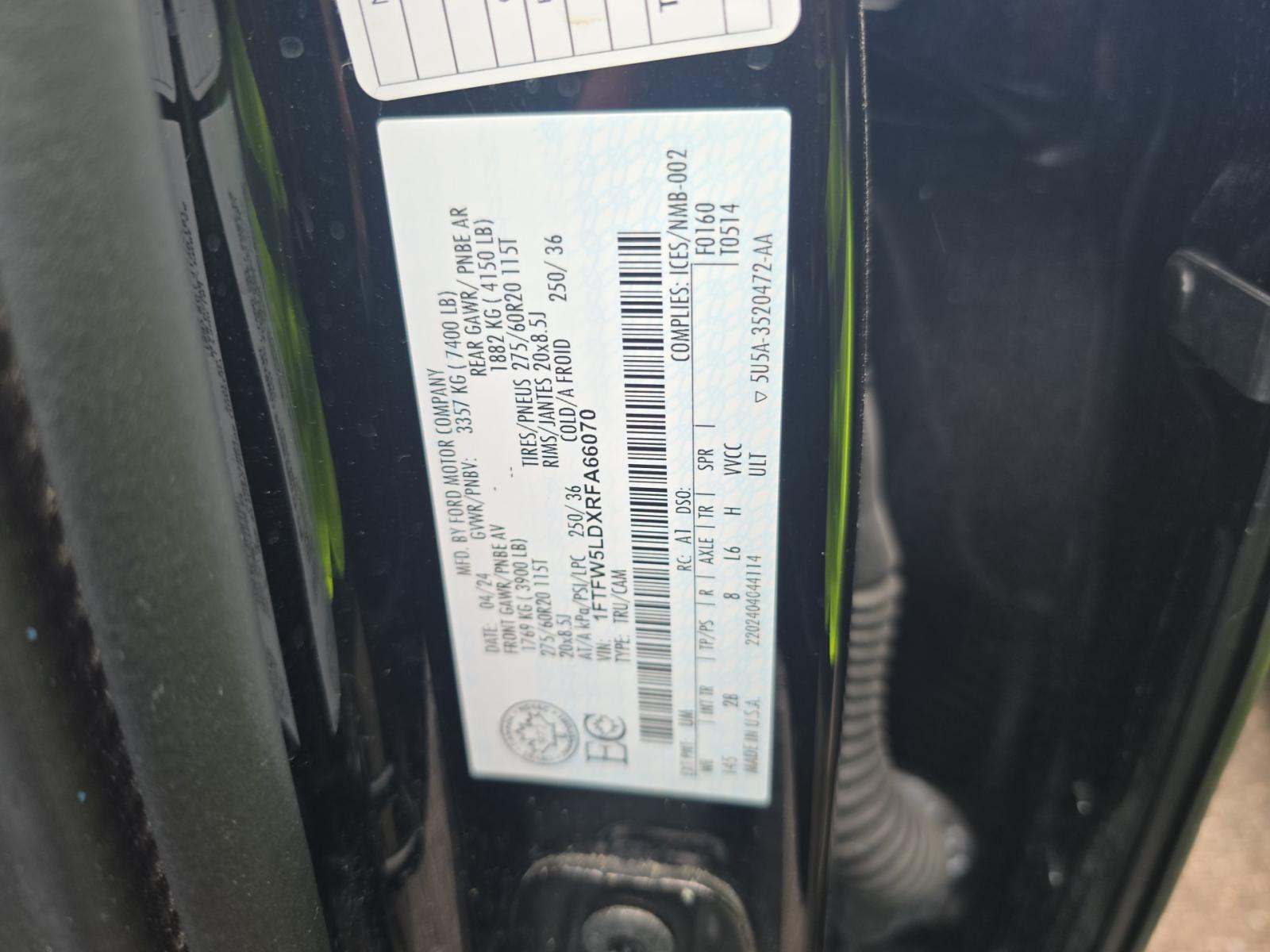 2024 Ford F-150 Hybrid Lariat AWD