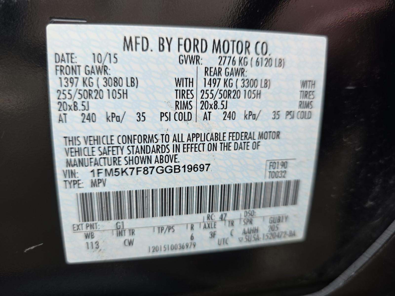 2016 Ford Explorer Limited FWD