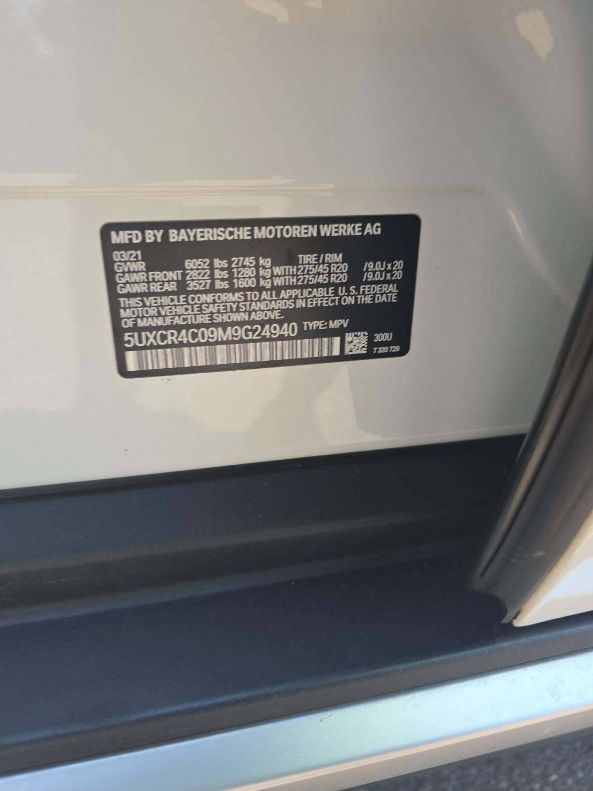 2021 BMW X5 sDrive40i RWD