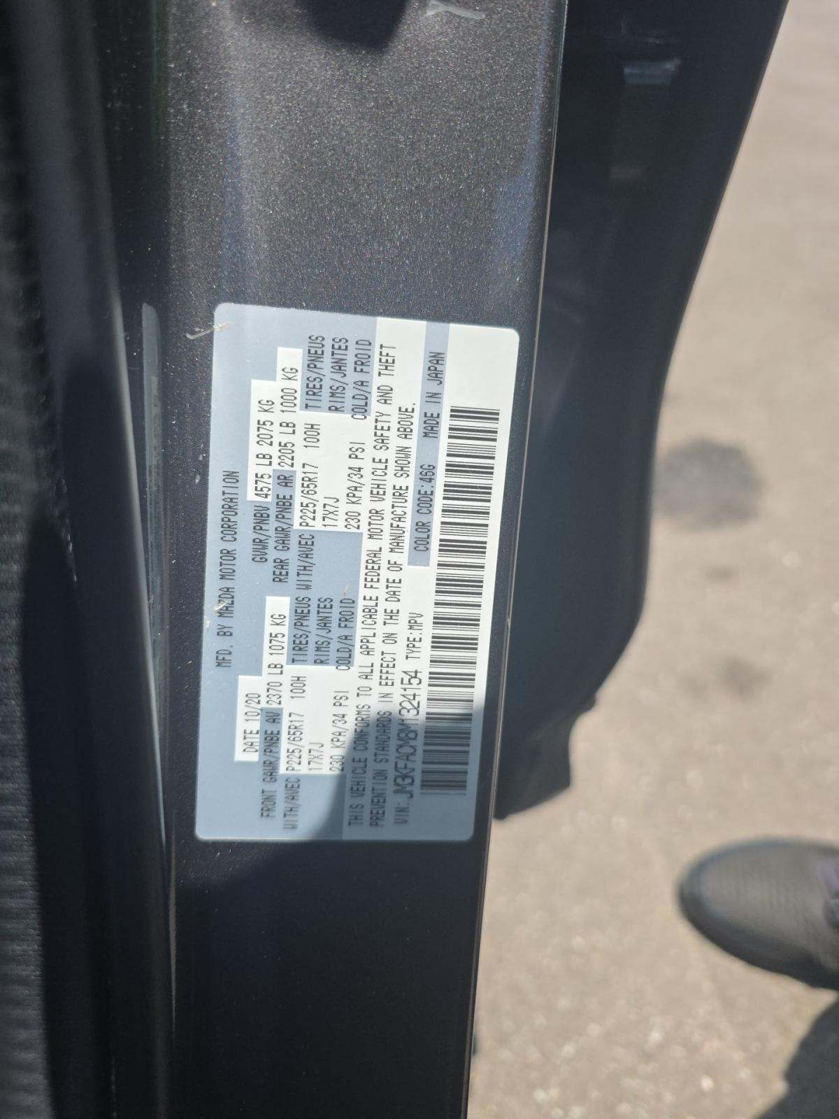 2021 MAZDA CX-5 Touring FWD