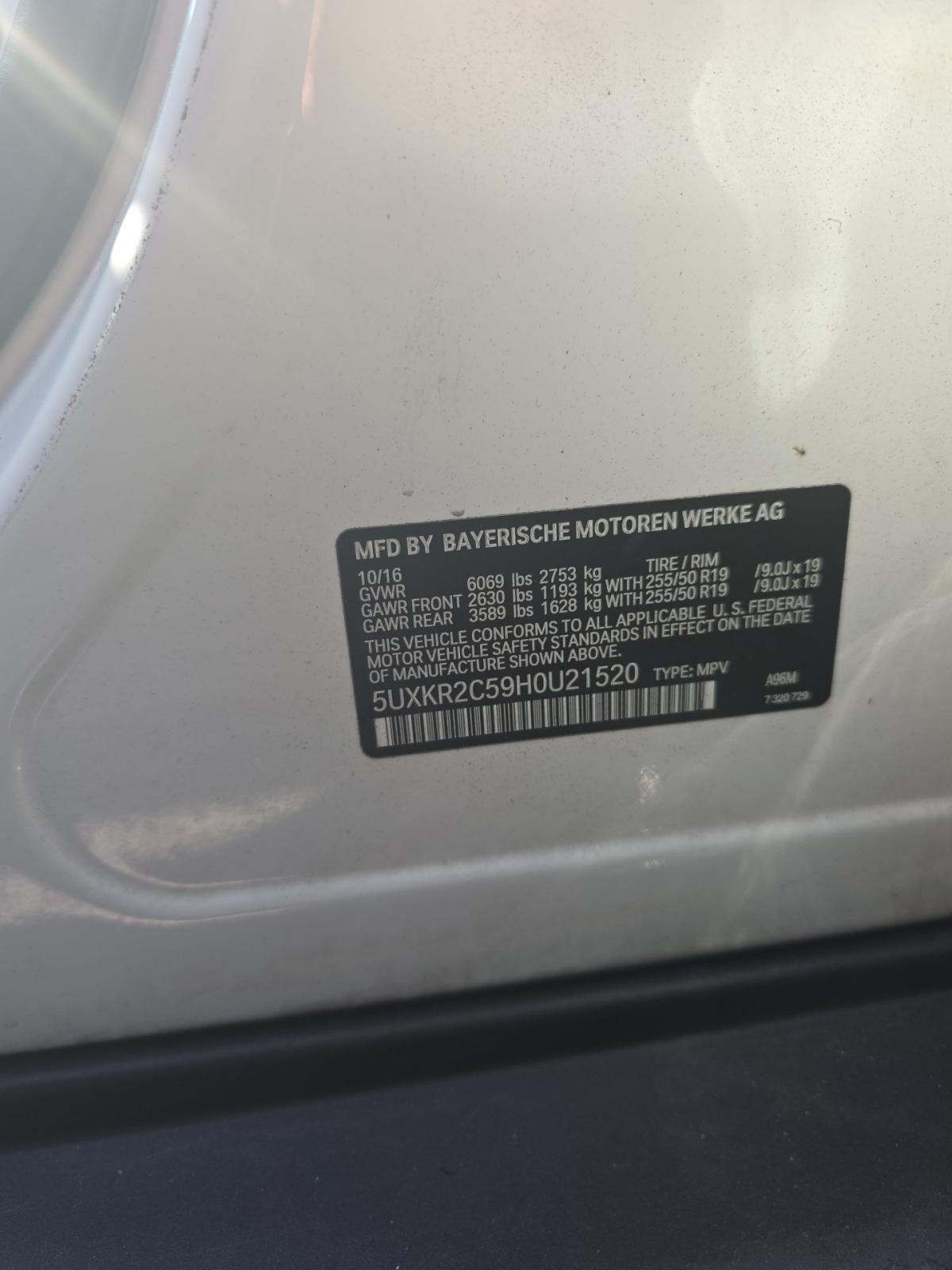2017 BMW X5 sDrive35i RWD